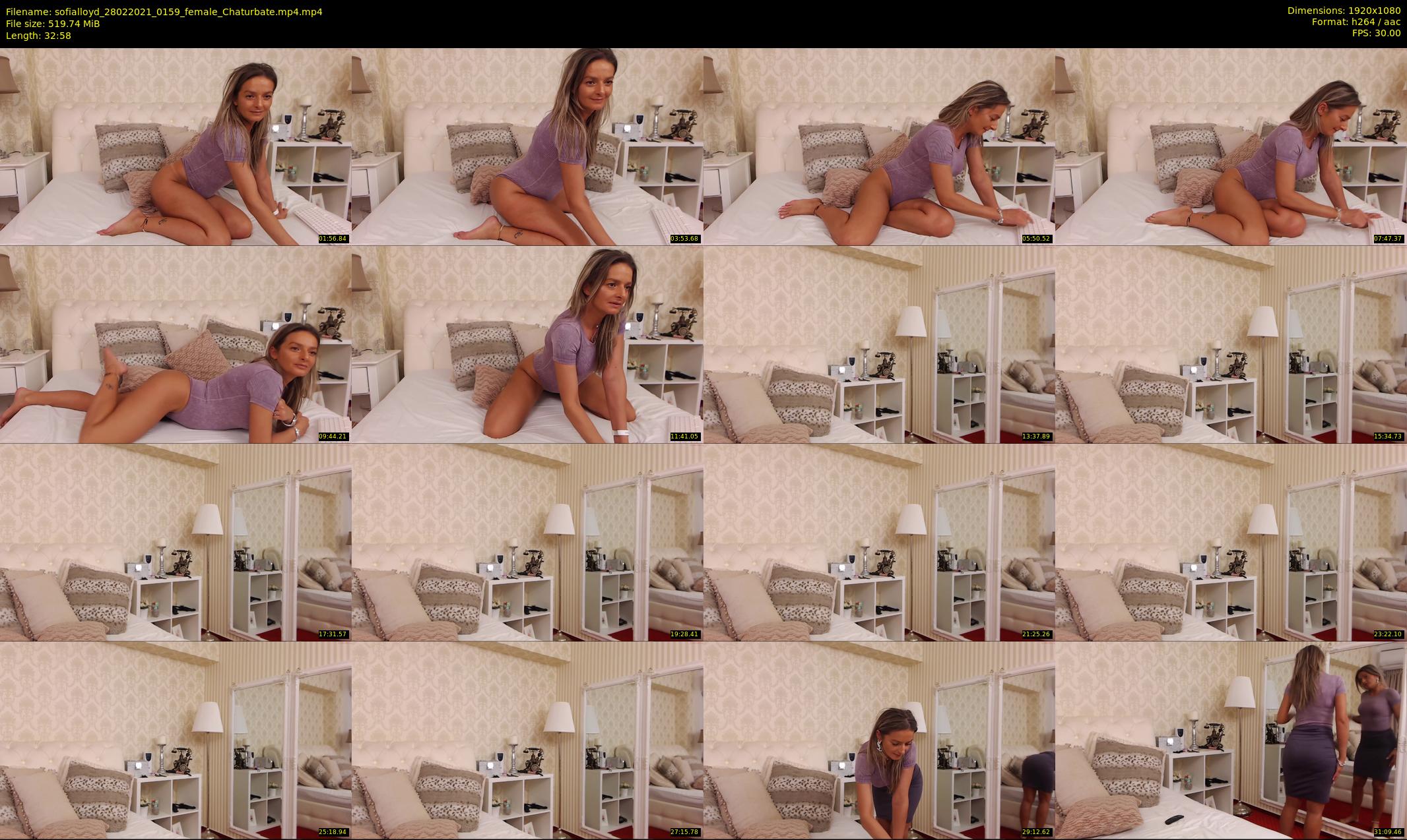 sofialloyd — 33 minute Chaturbate female cam show recording, 1080p, Feb 28, 2021