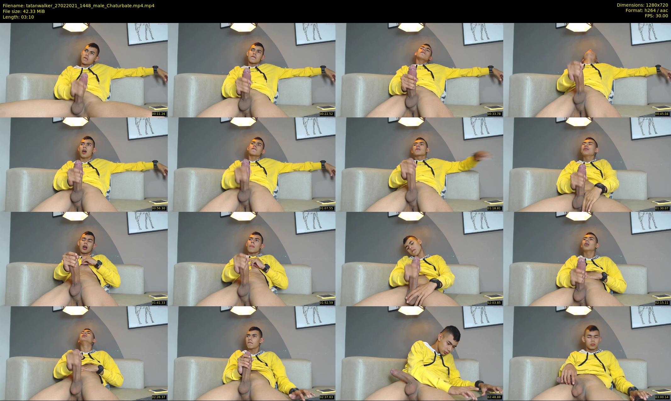 tatanwalker — 4 minute Chaturbate male cam show recording, 720p, Feb 27, 2021