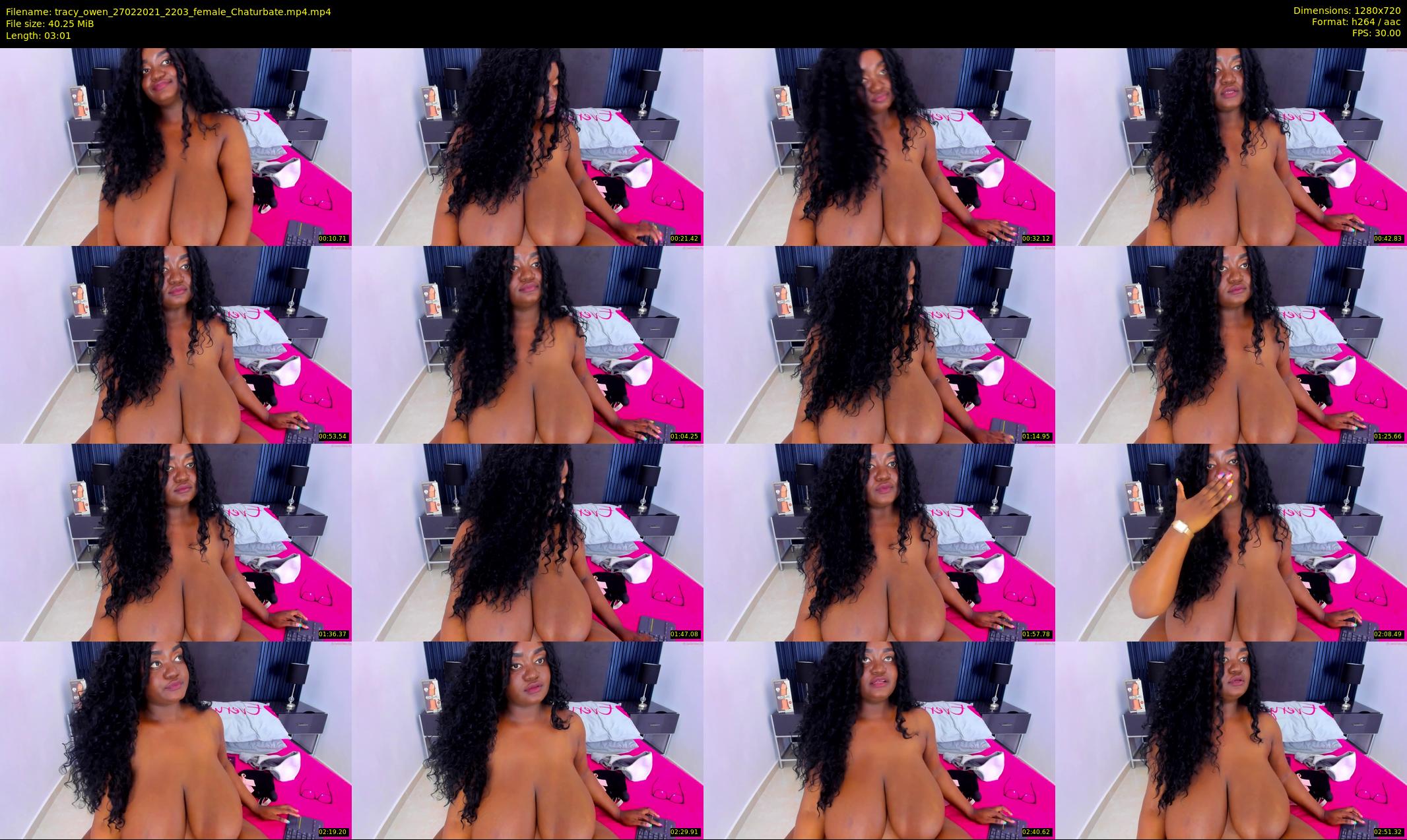 tracy_owen — 4 minute Chaturbate female cam show recording, 720p, Feb 27, 2021