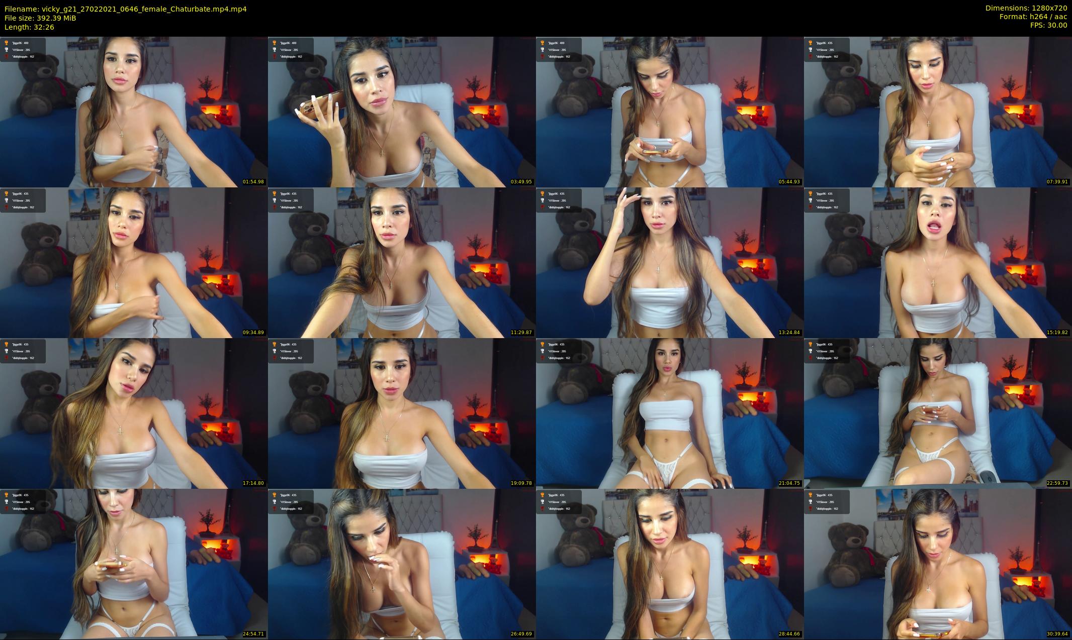 vicky_g21 — 33 minute Chaturbate female cam show recording, 720p, Feb 27, 2021
