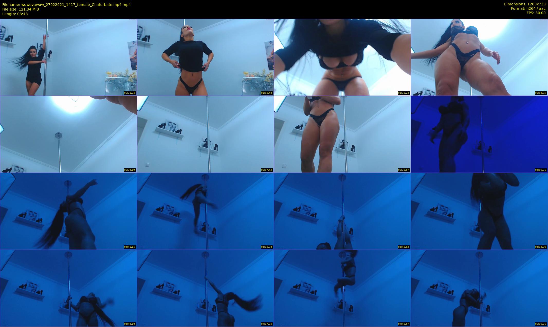 wowevawow — 9 minute Chaturbate female cam show recording, 720p, Feb 27, 2021