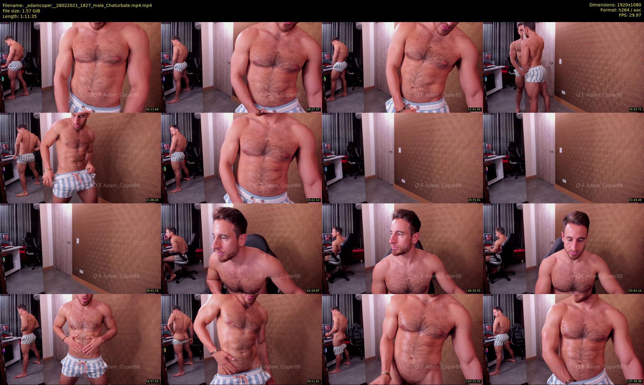 _adamcoper_ — 72 minute Chaturbate male cam show recording, 1080p, Feb 28, 2021
