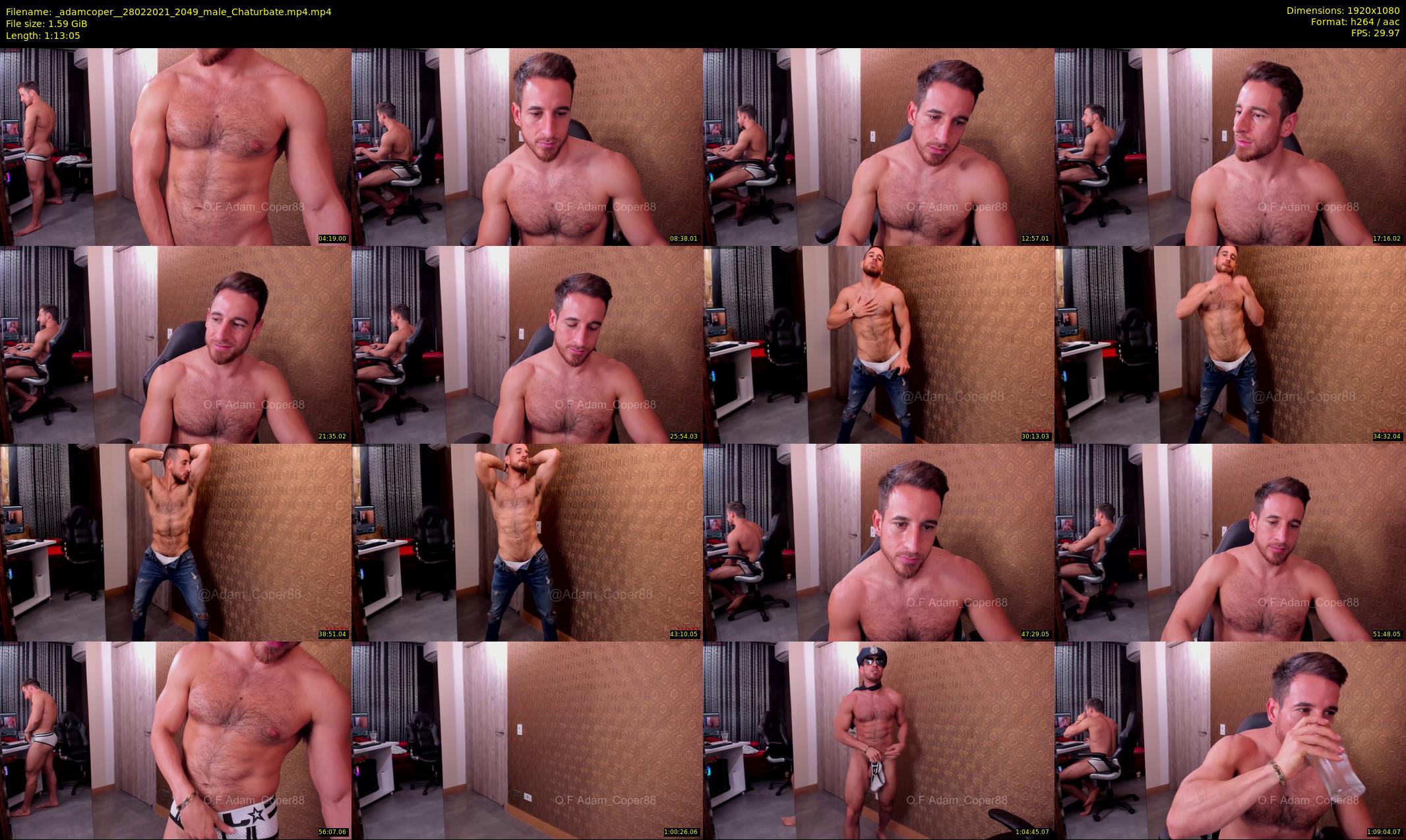 _adamcoper_ — 74 minute Chaturbate male cam show recording, 1080p, Feb 28, 2021