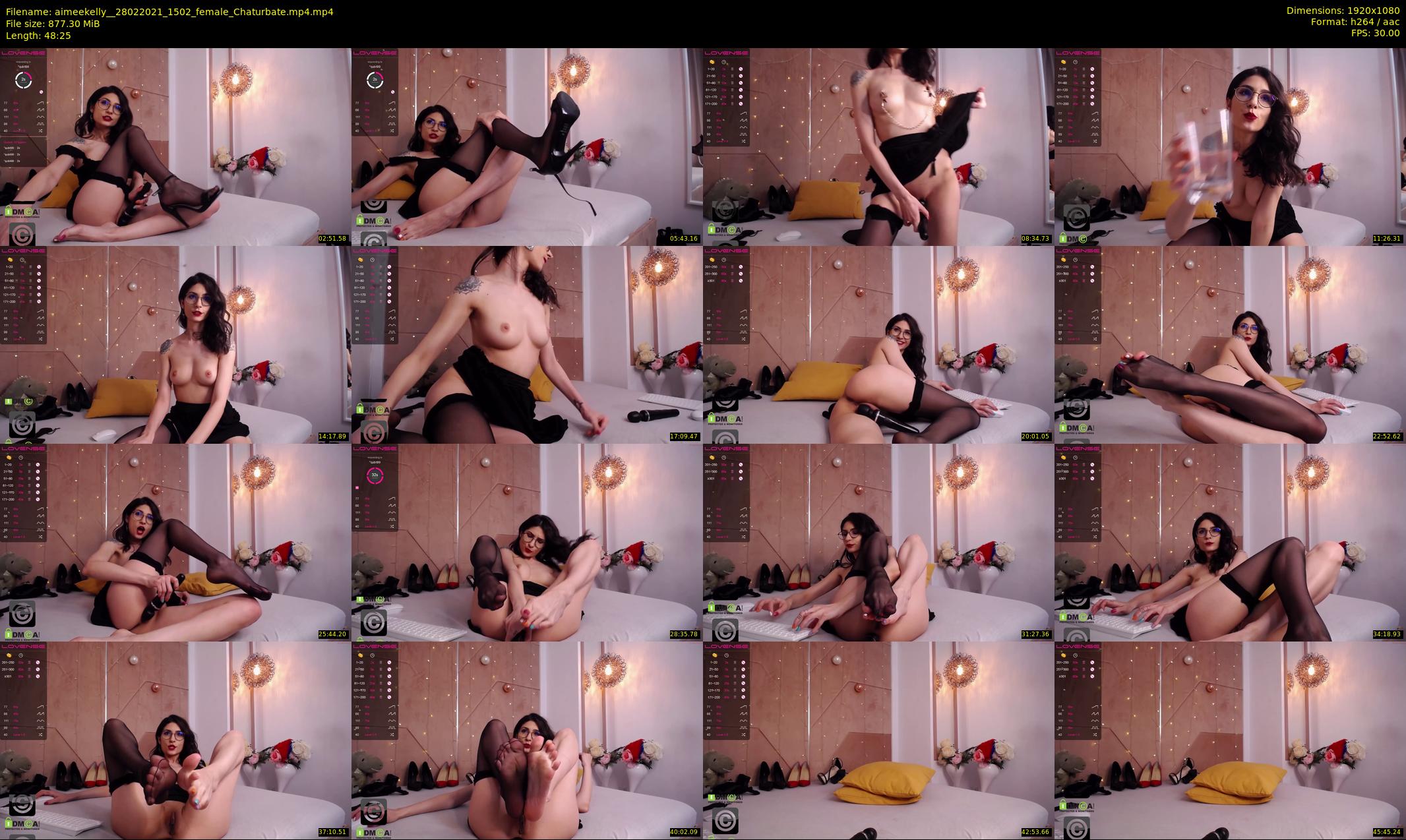 aimeekelly_ — 49 minute Chaturbate female cam show recording, 1080p, Feb 28, 2021