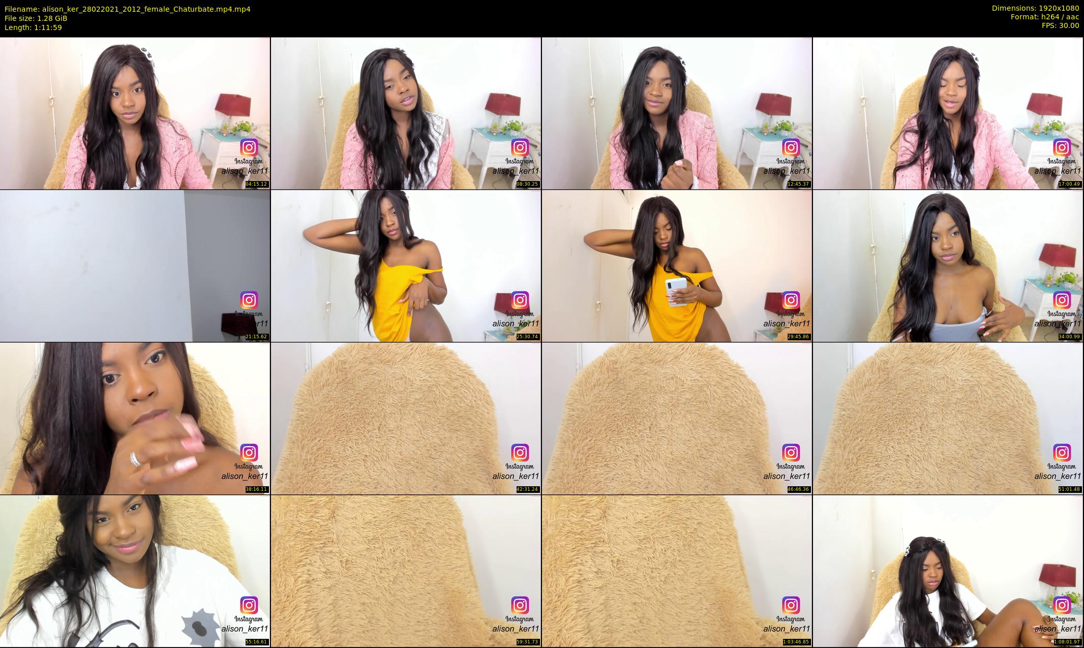 alison_ker — 72 minute Chaturbate female cam show recording, 1080p, Feb 28, 2021