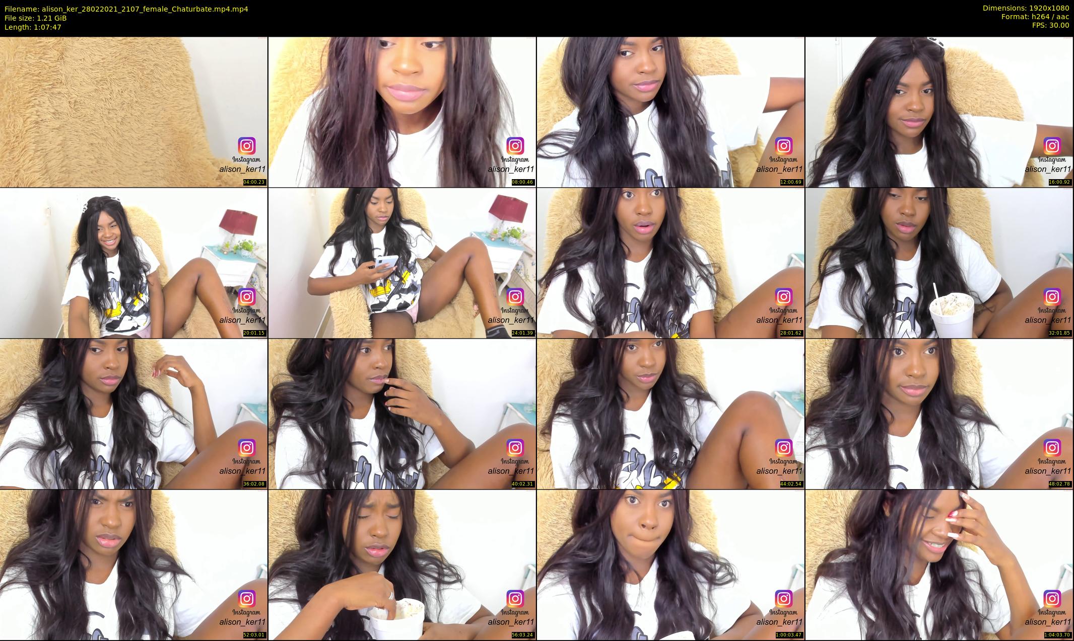 alison_ker — 68 minute Chaturbate female cam show recording, 1080p, Feb 28, 2021