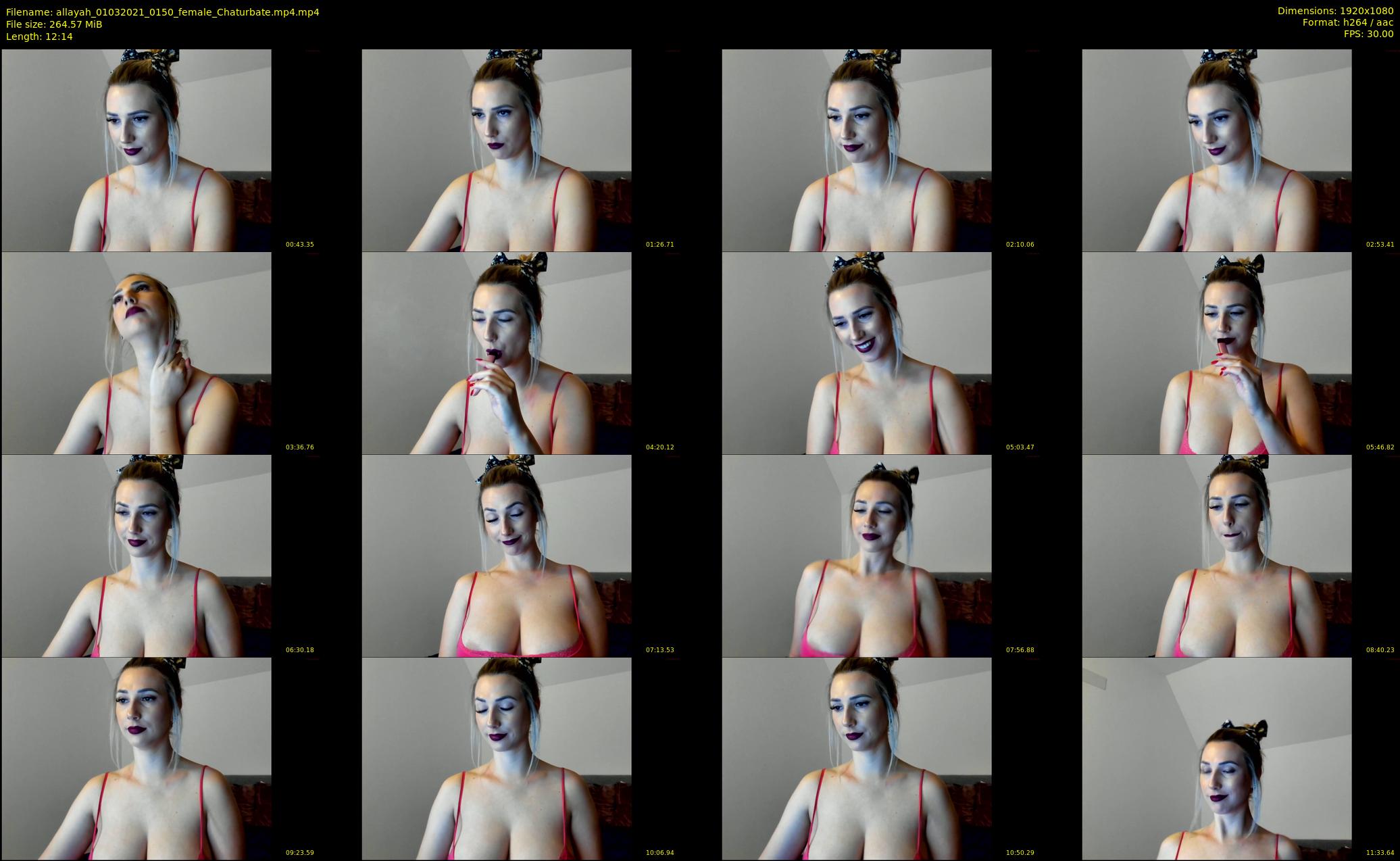 allayah — 13 minute Chaturbate female cam show recording, 1080p, Mar 1, 2021