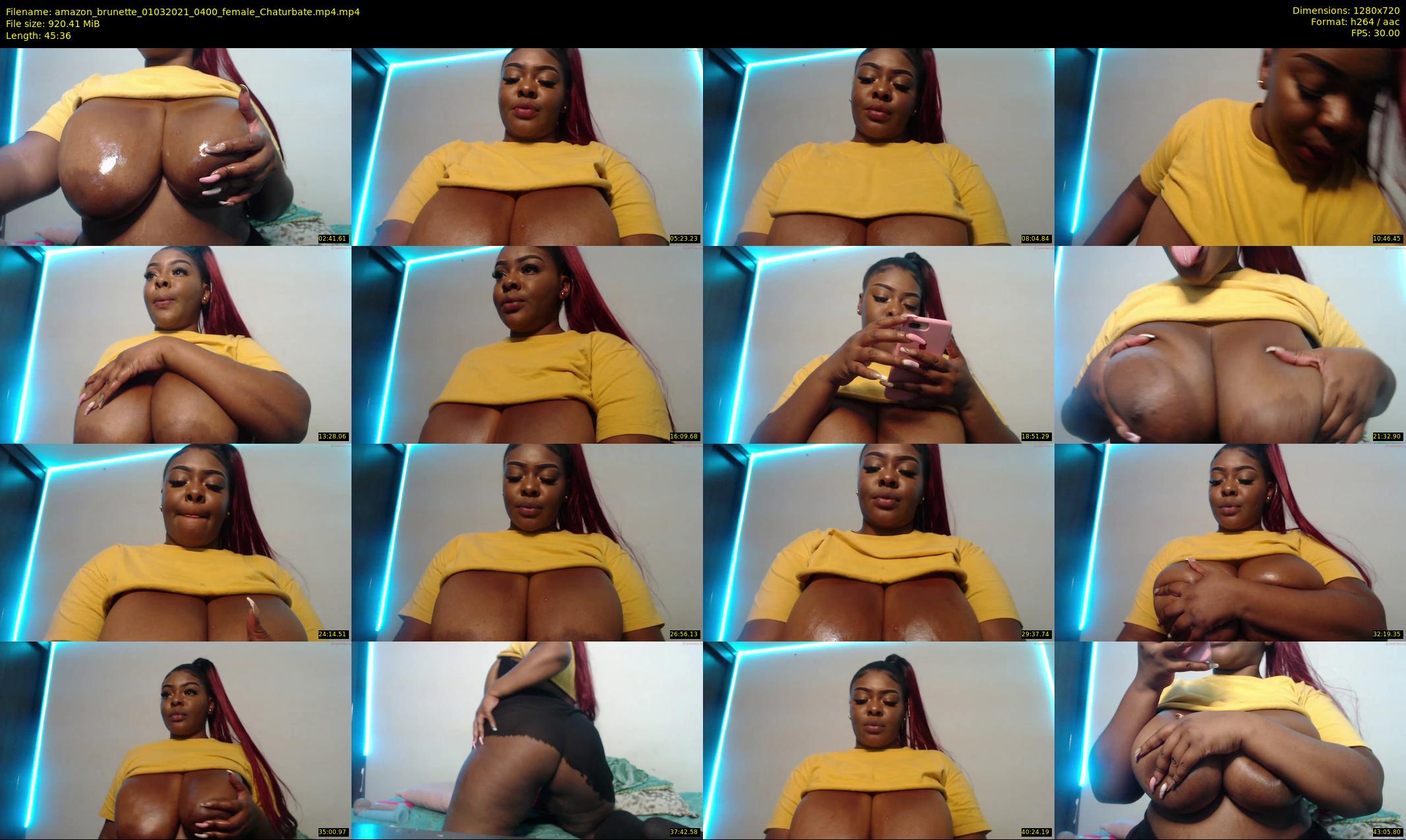 amazon_brunette — 46 minute Chaturbate female cam show recording, 720p, Mar 1, 2021