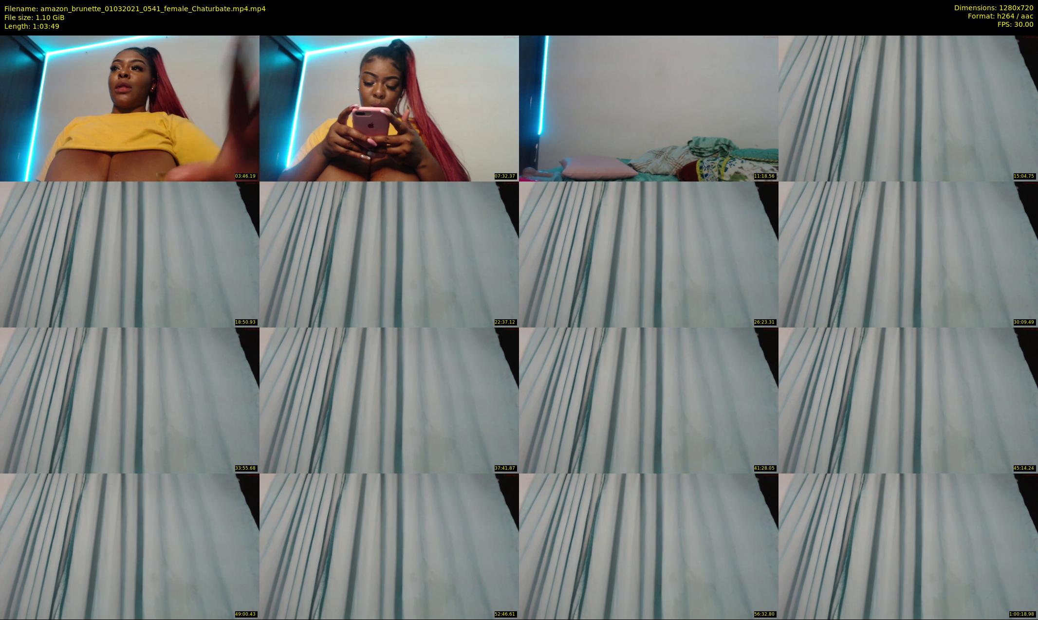 amazon_brunette — 64 minute Chaturbate female cam show recording, 720p, Mar 1, 2021