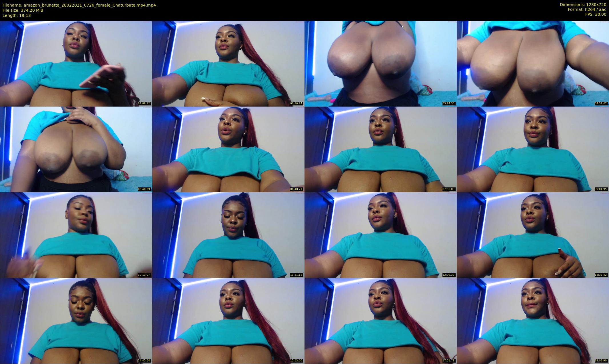 amazon_brunette — 20 minute Chaturbate female cam show recording, 720p, Feb 28, 2021