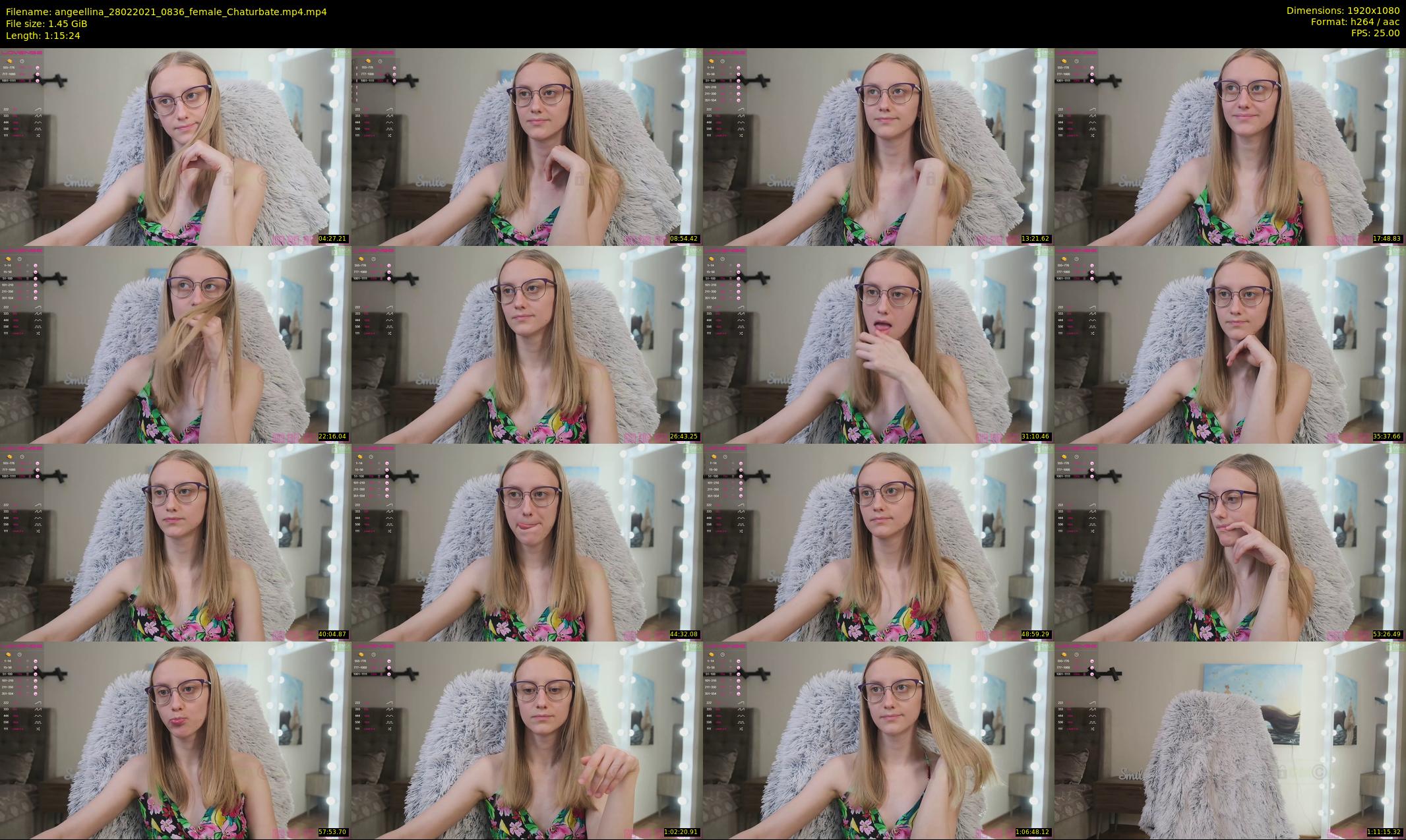 angeellina — 76 minute Chaturbate female cam show recording, 1080p, Feb 28, 2021
