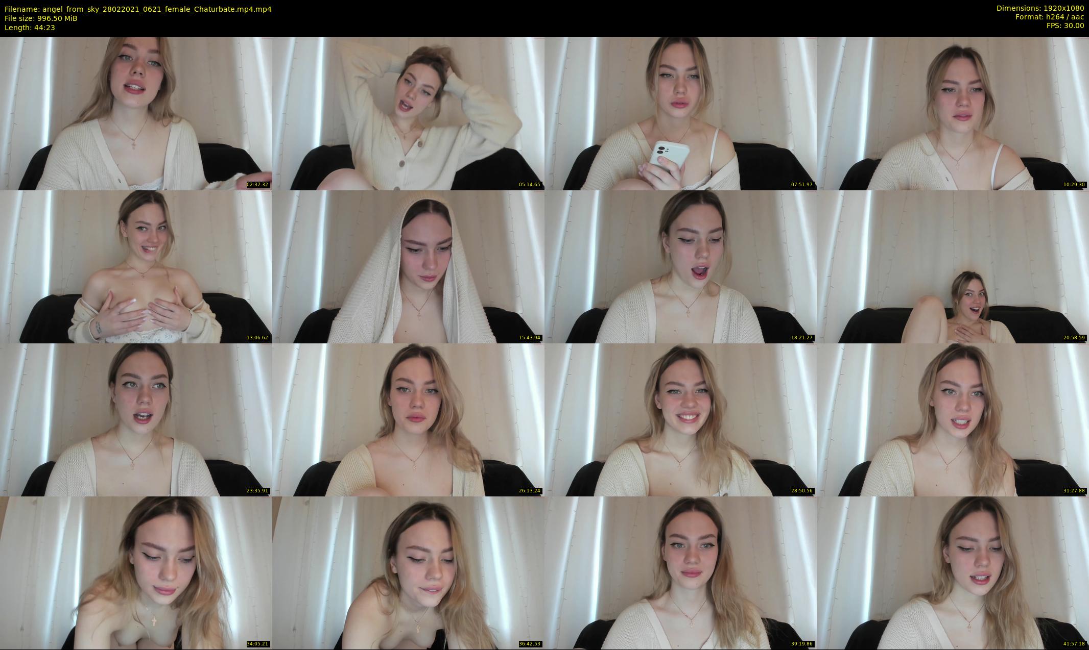 angel_from_sky — 45 minute Chaturbate female cam show recording, 1080p, Feb 28, 2021