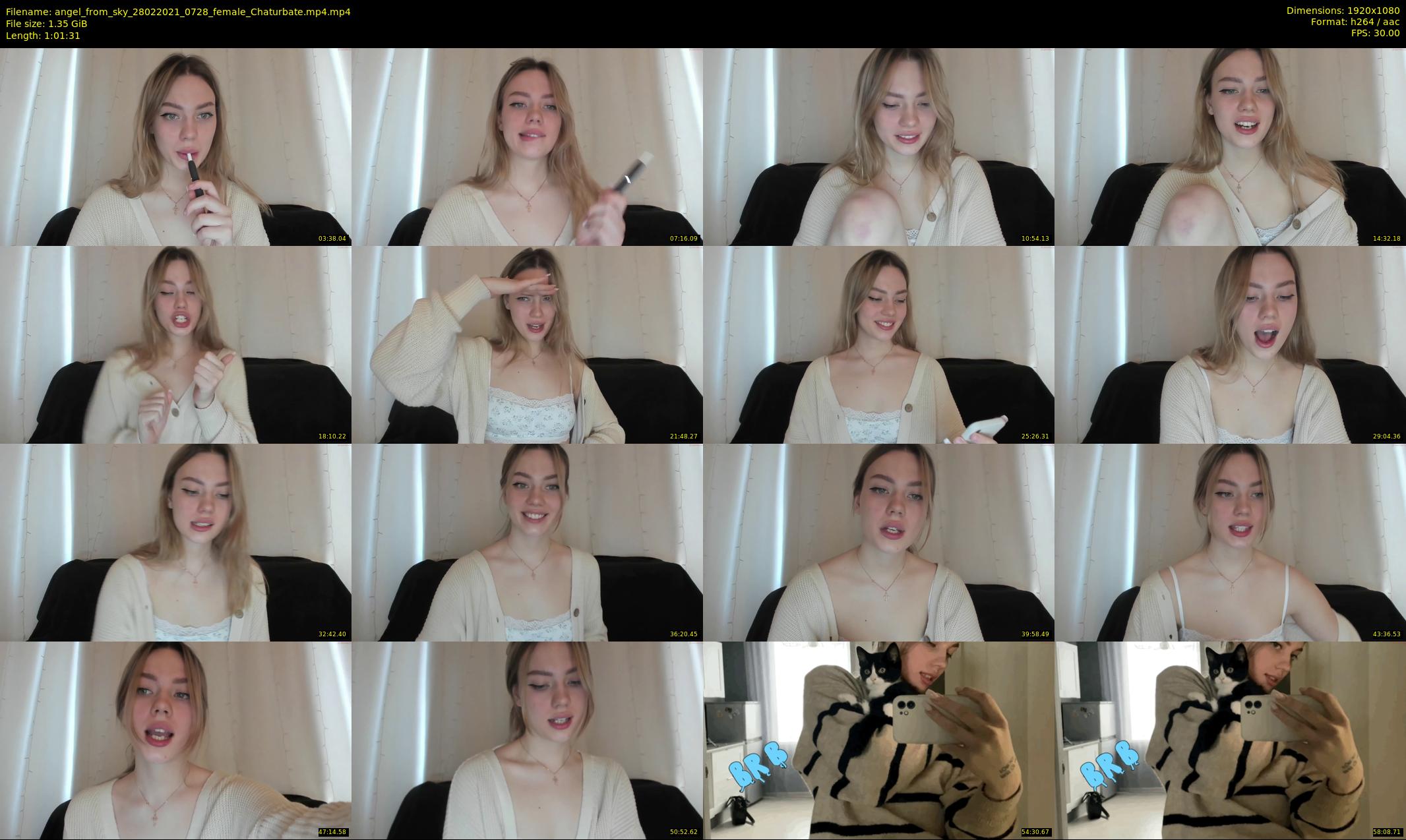 angel_from_sky — 62 minute Chaturbate female cam show recording, 1080p, Feb 28, 2021