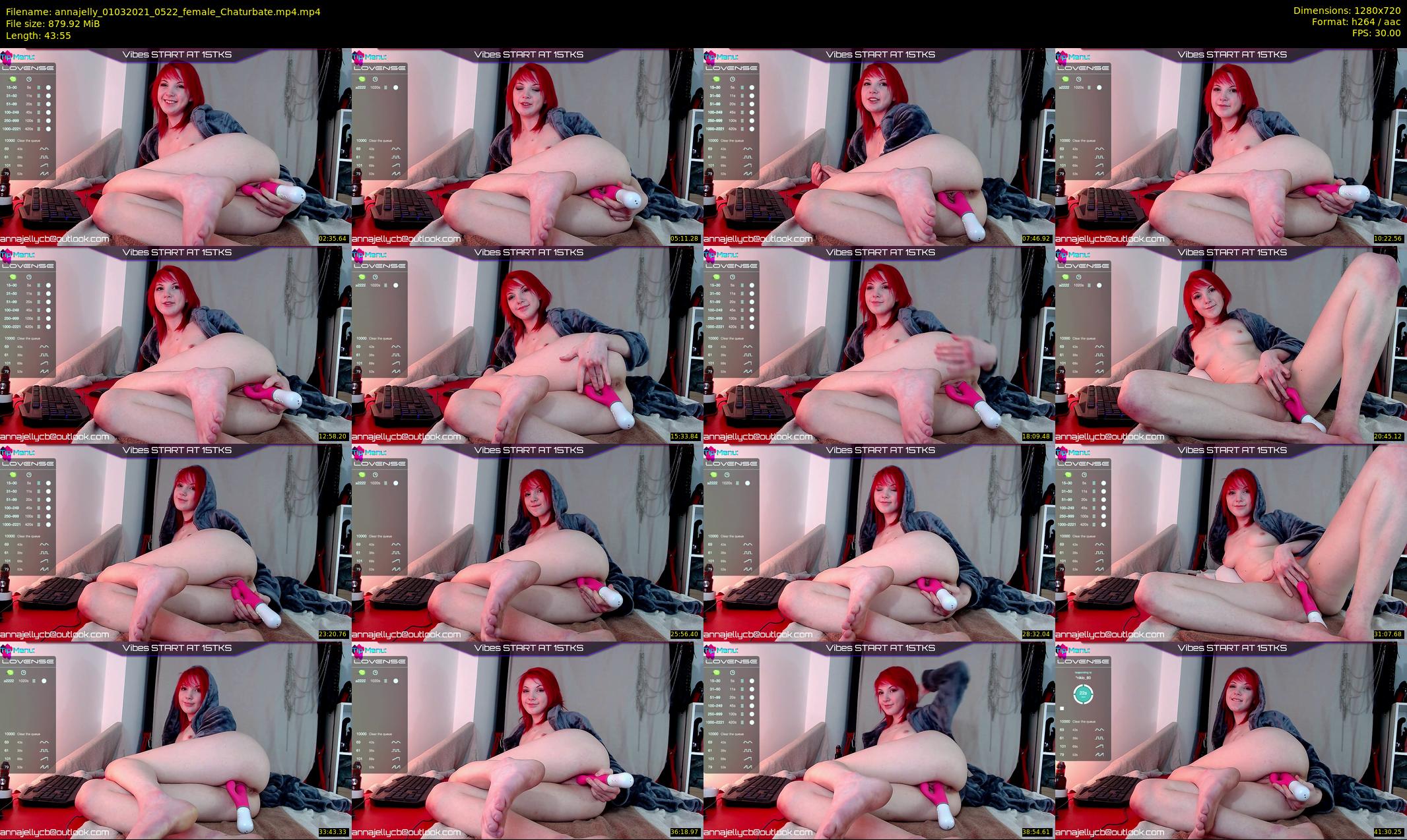 annajelly — 44 minute Chaturbate couple cam show recording, 720p, Mar 1, 2021