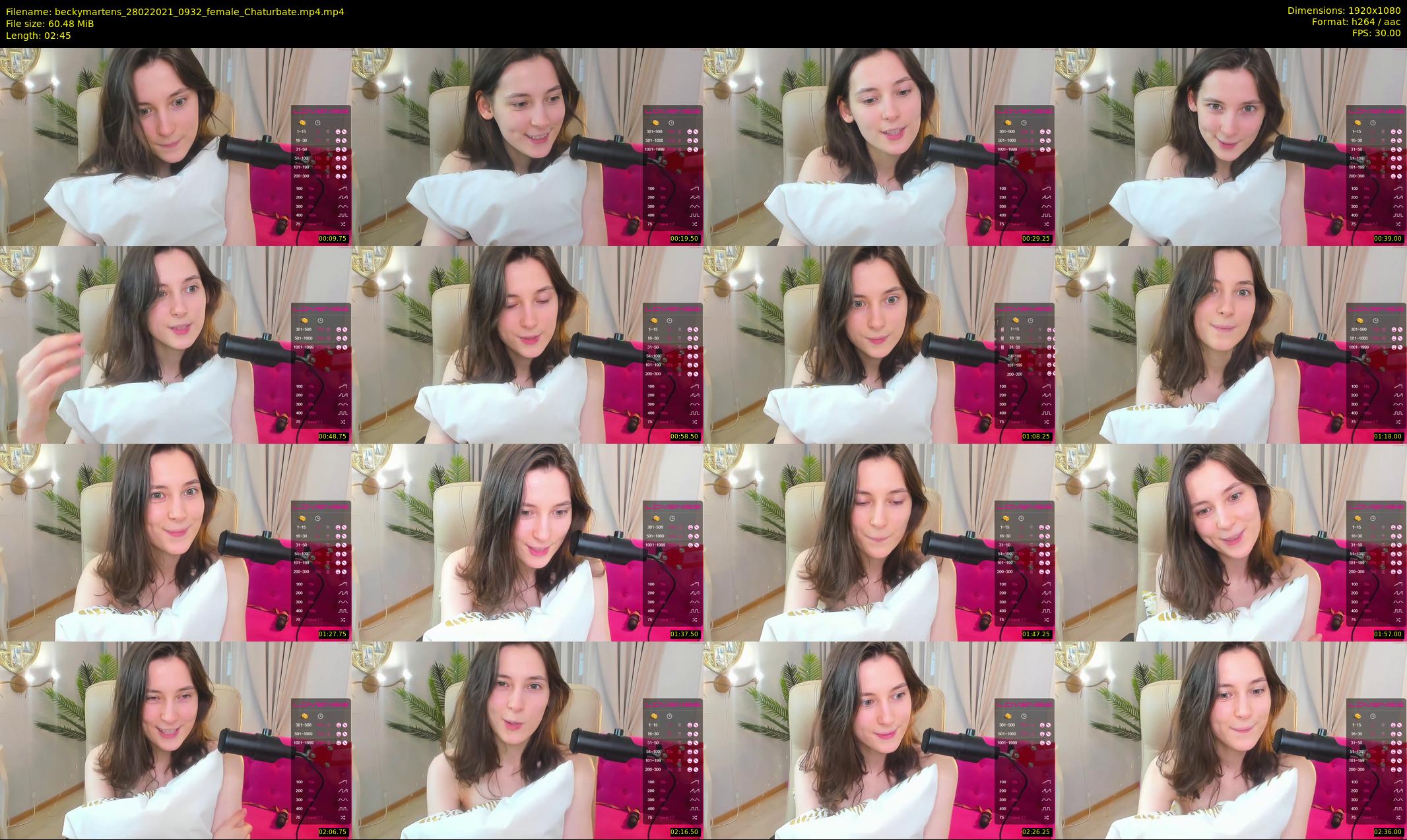 beckymartens — 3 minute Chaturbate female cam show recording, 1080p, Feb 28, 2021