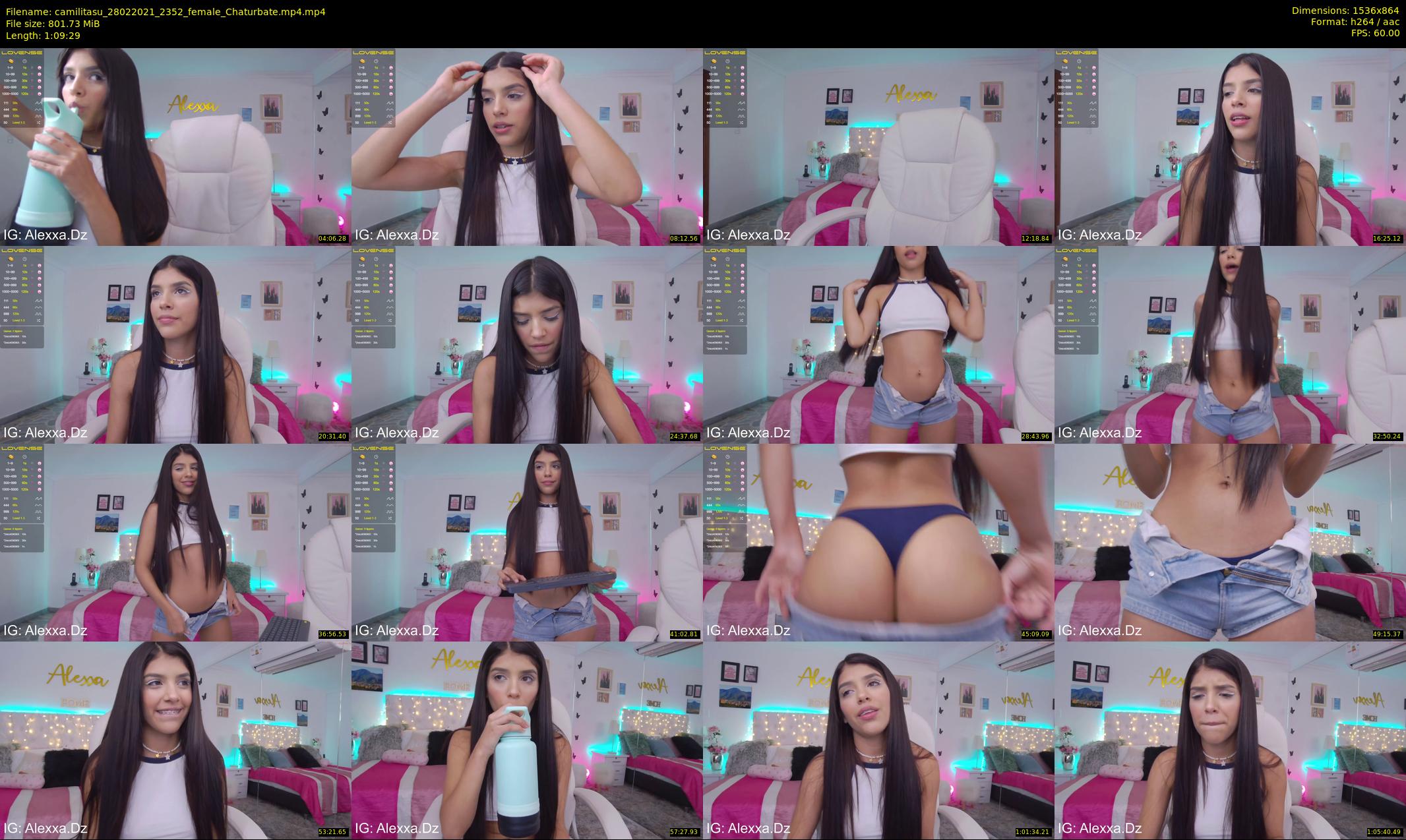 camilitasu — 70 minute Chaturbate female cam show recording, 720p, Feb 28, 2021