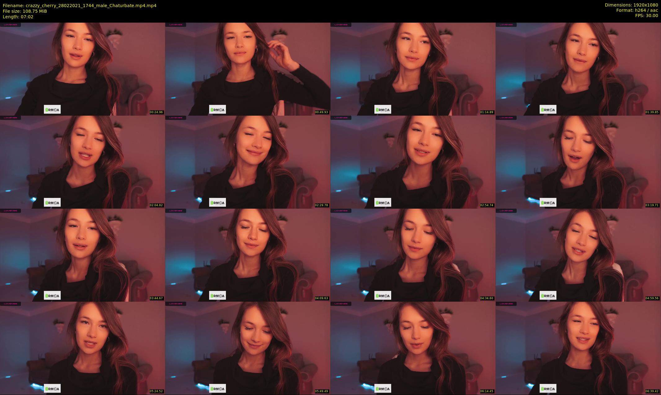 crazzy_cherry — 8 minute Chaturbate female cam show recording, 1080p, Feb 28, 2021