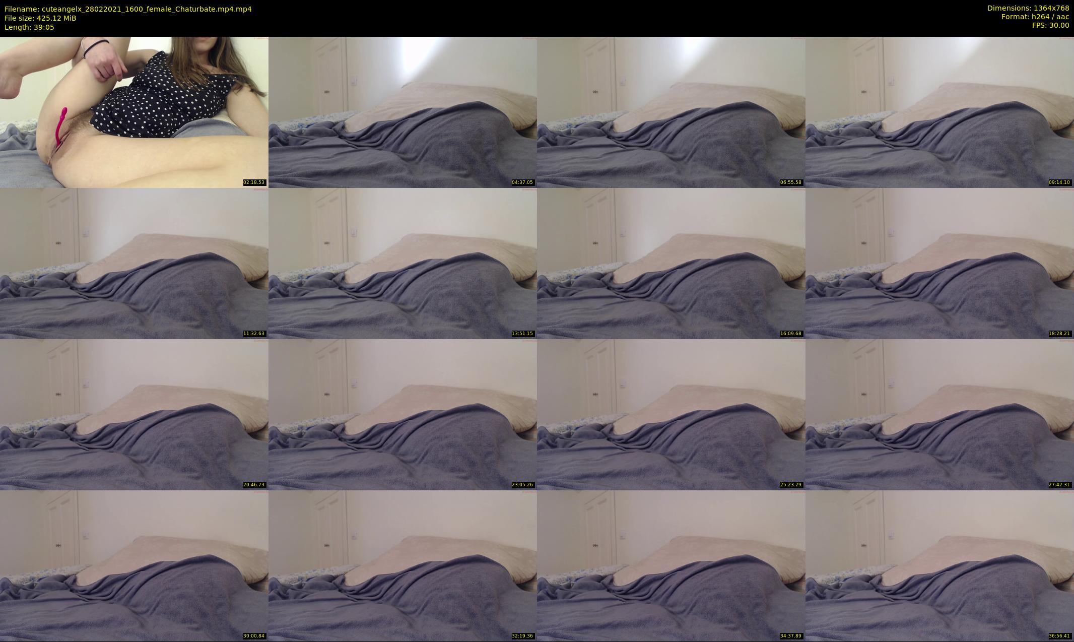 cuteangelx — 40 minute Chaturbate female cam show recording, 720p, Feb 28, 2021