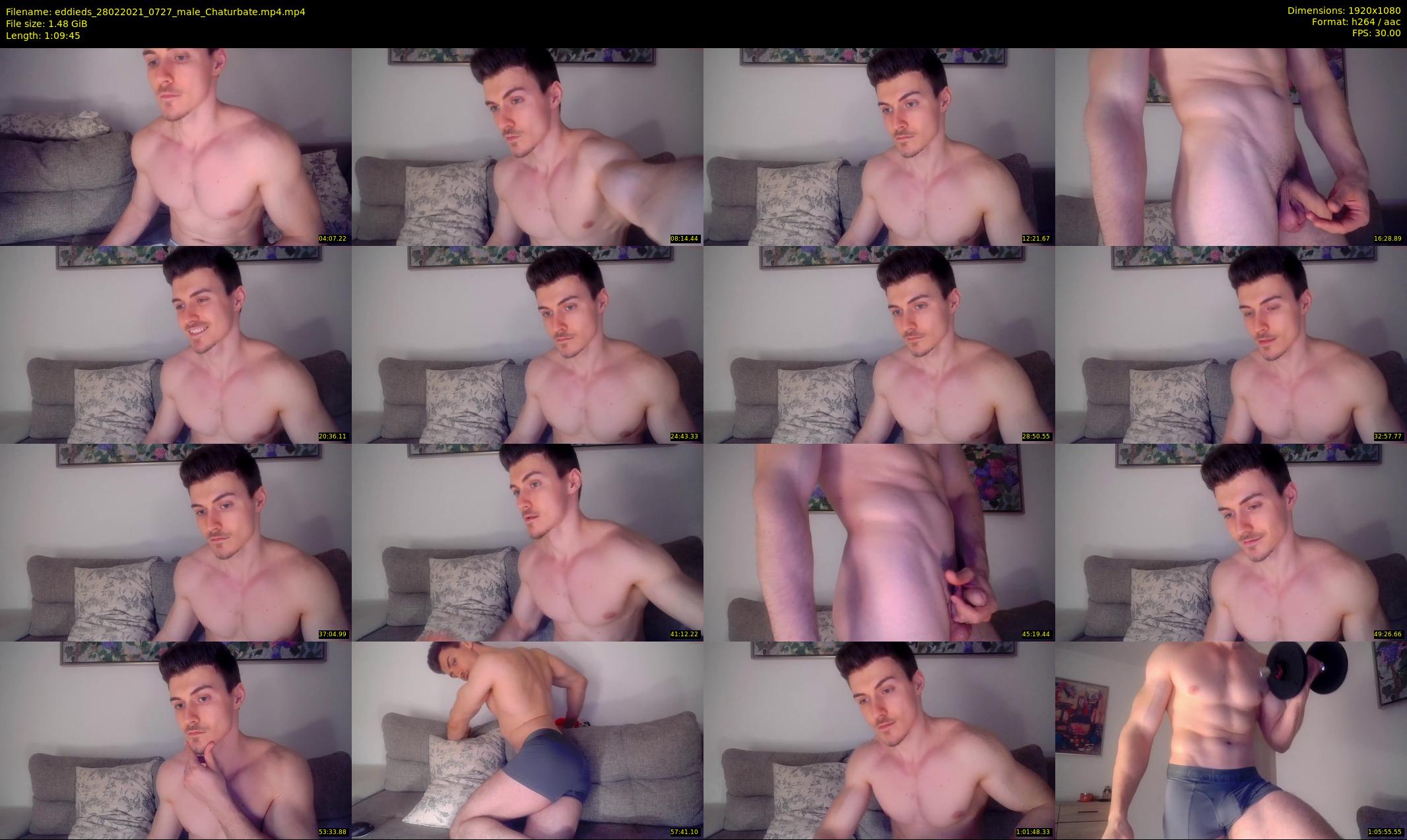 eddieds — 70 minute Chaturbate male cam show recording, 1080p, Feb 28, 2021