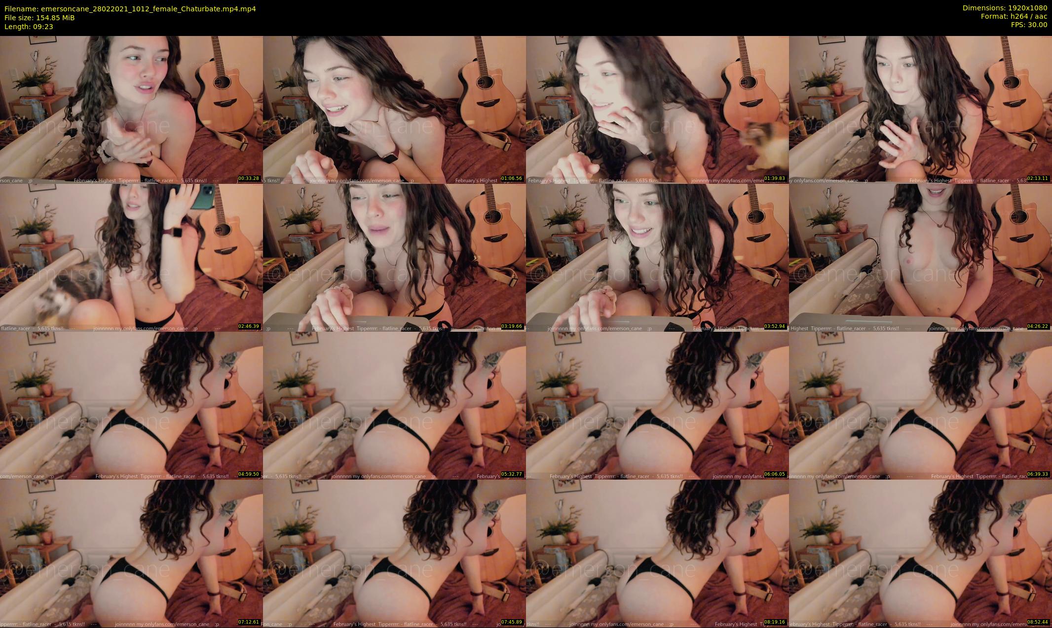 emersoncane — 10 minute Chaturbate female cam show recording, 1080p, Feb 28, 2021