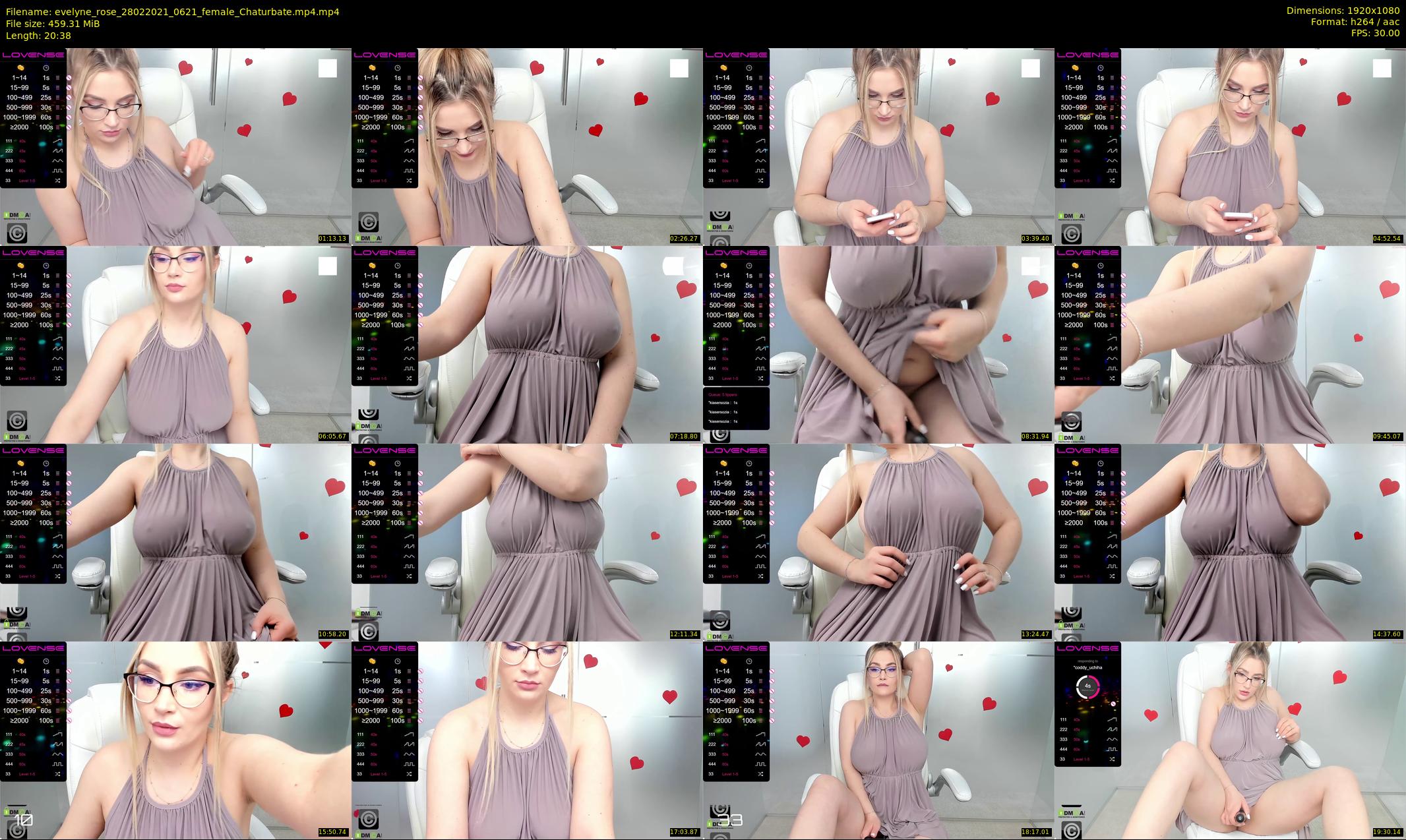 evelyne_rose — 21 minute Chaturbate female cam show recording, 1080p, Feb 28, 2021