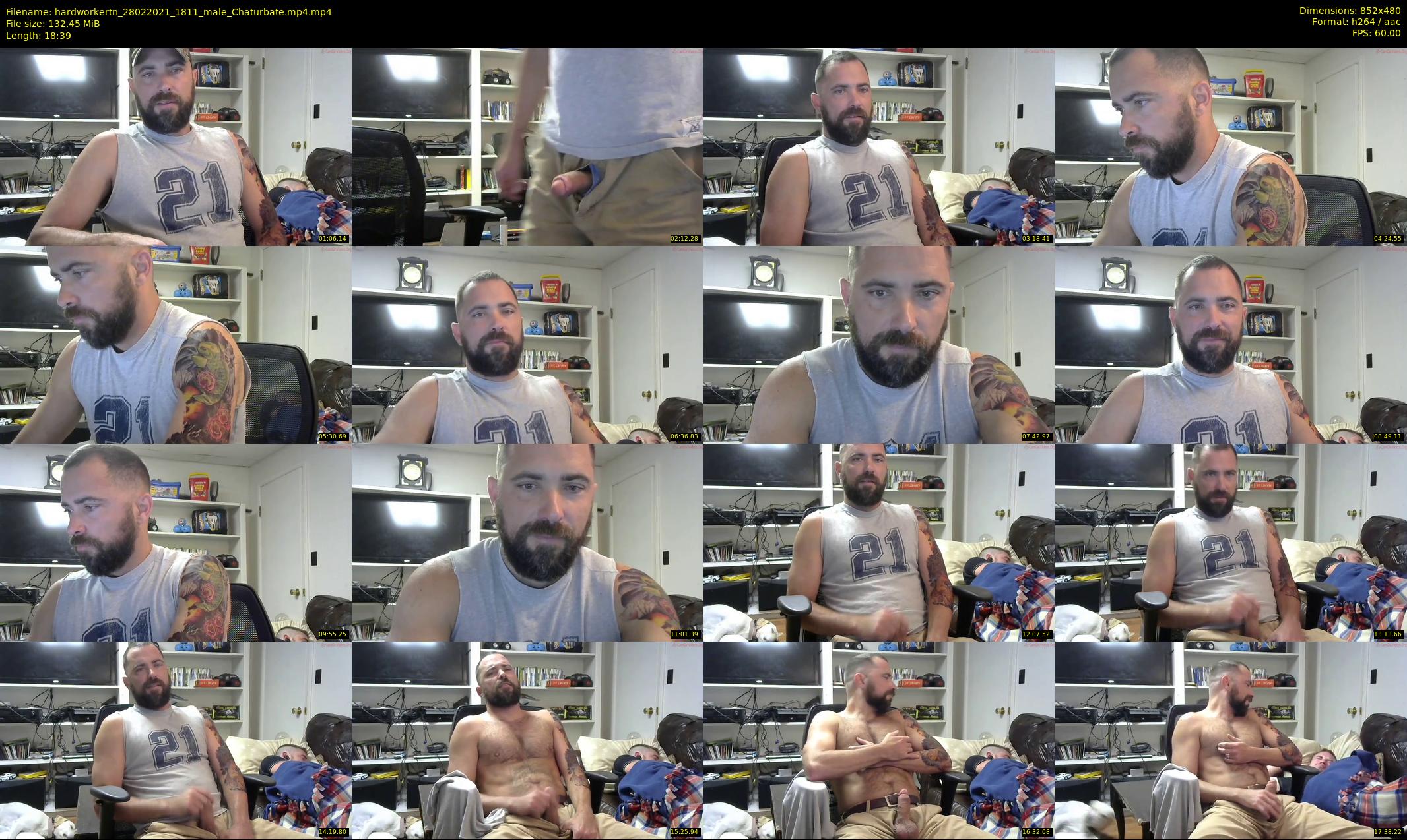 hardworkertn — 19 minute Chaturbate male cam show recording, 480p, Feb 28, 2021