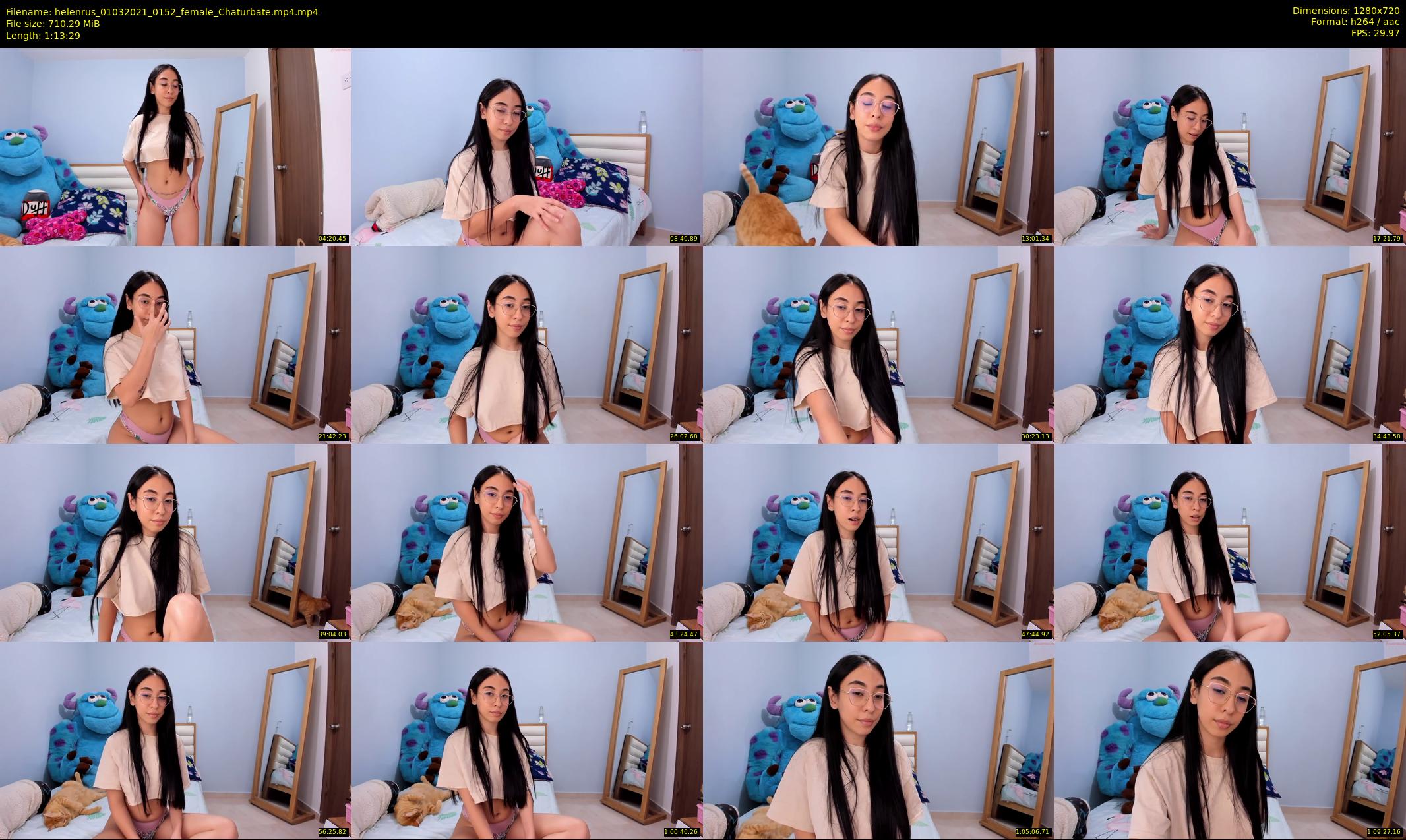 helenrus — 74 minute Chaturbate female cam show recording, 720p, Mar 1, 2021