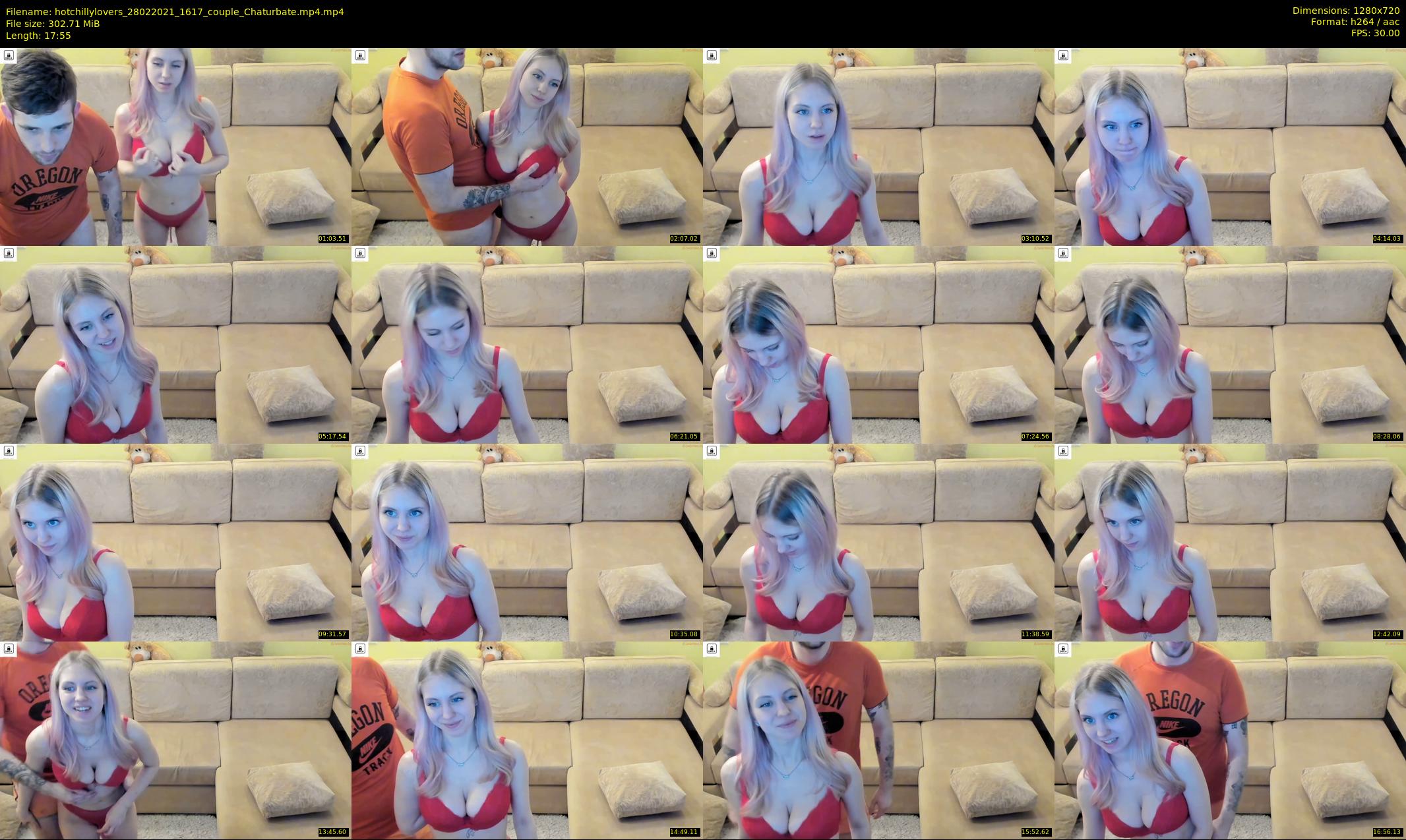 hotchillylovers — 18 minute Chaturbate couple cam show recording, 720p, Feb 28, 2021