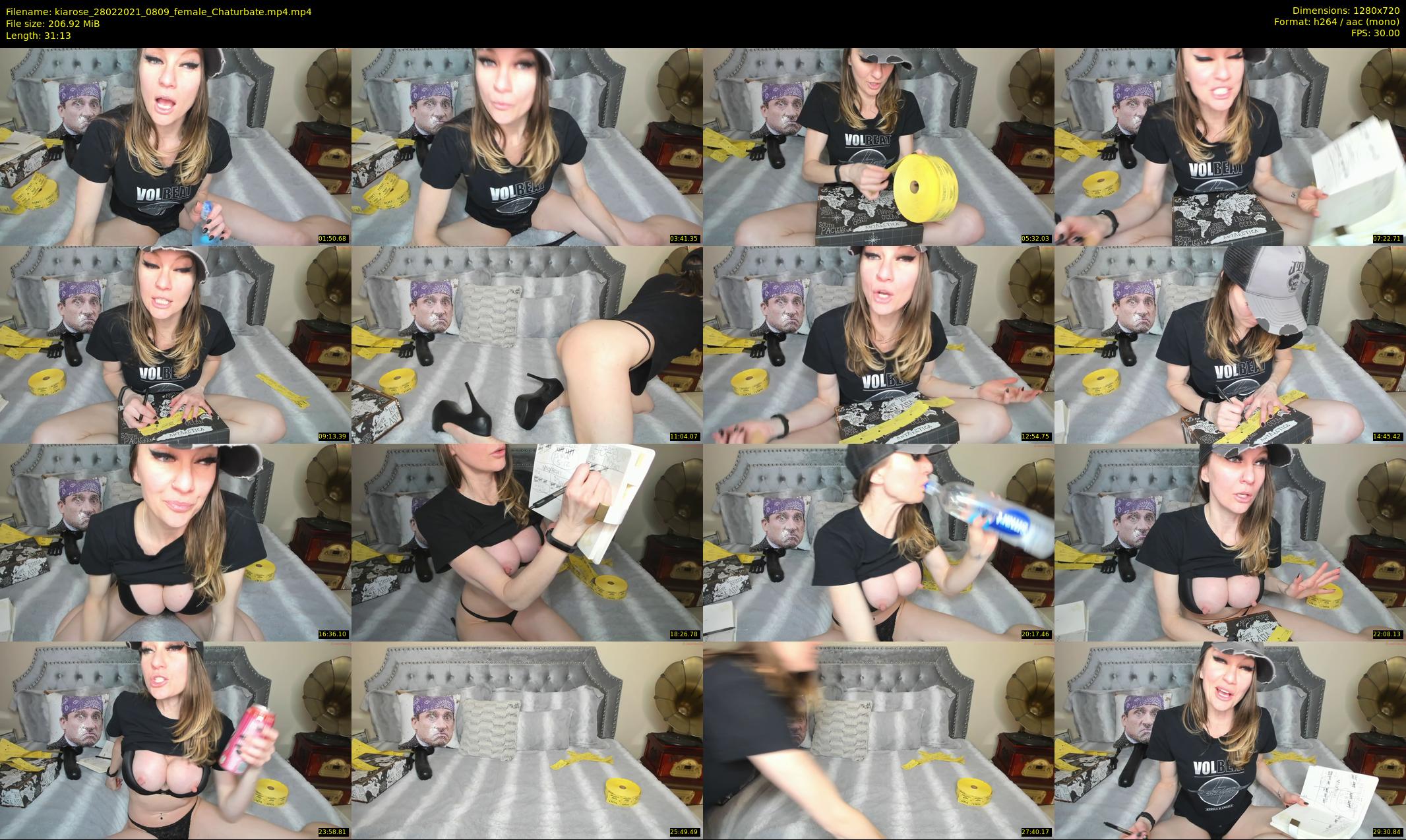 kiarose — 32 minute Chaturbate female cam show recording, 720p, Feb 28, 2021