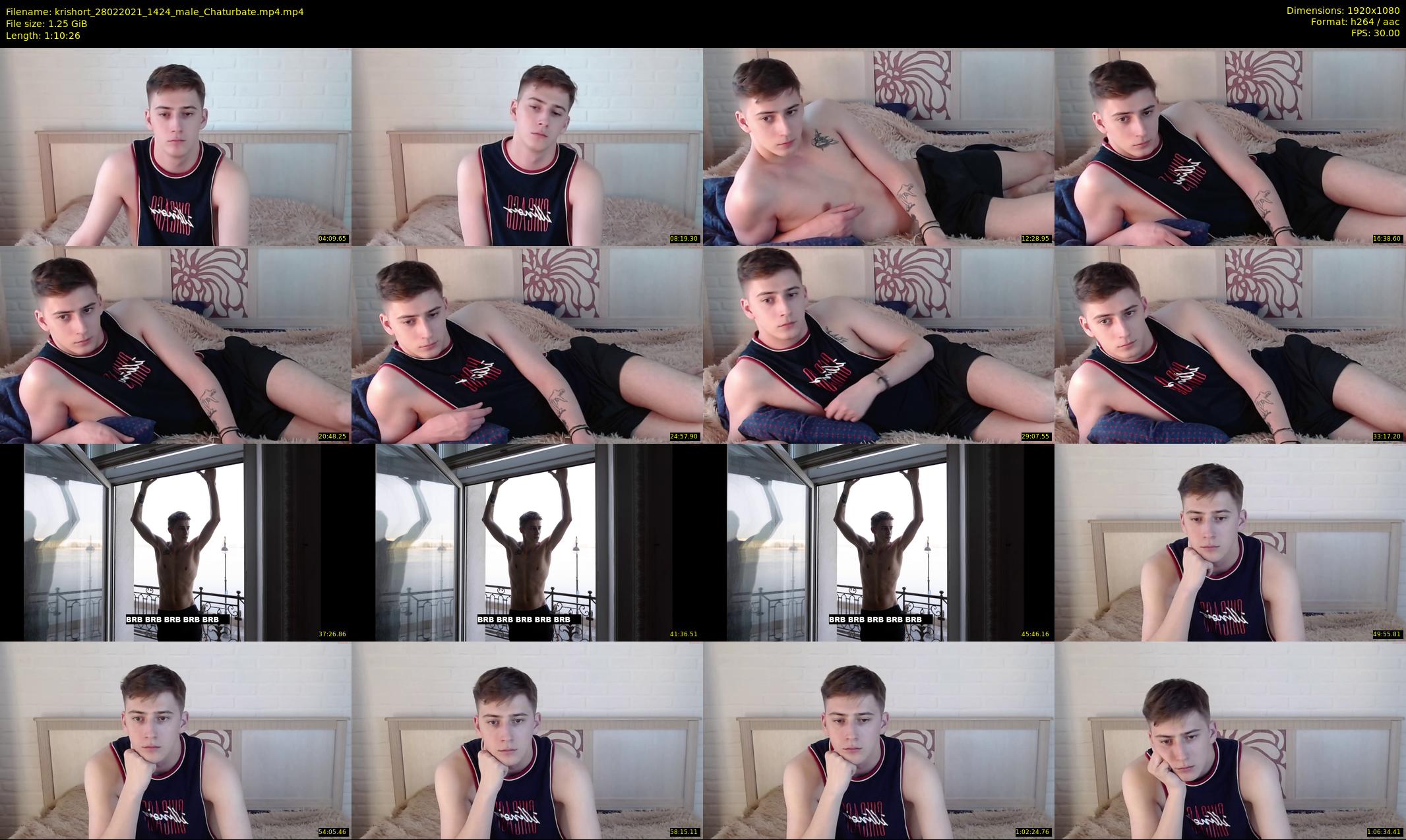 krishort — 71 minute Chaturbate male cam show recording, 1080p, Feb 28, 2021