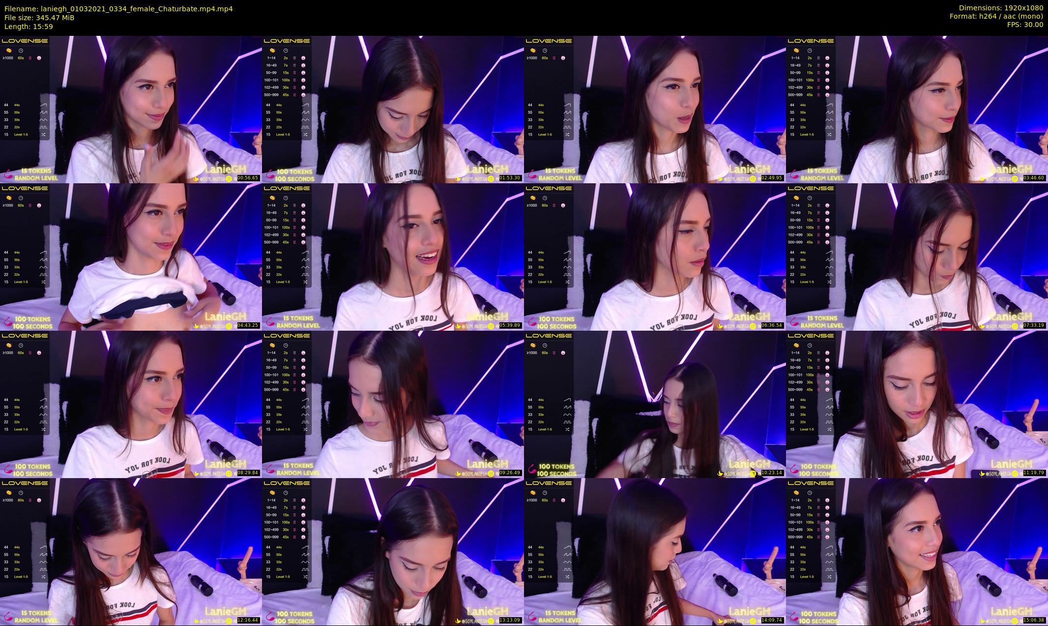 laniegh — 16 minute Chaturbate female cam show recording, 1080p, Mar 1, 2021