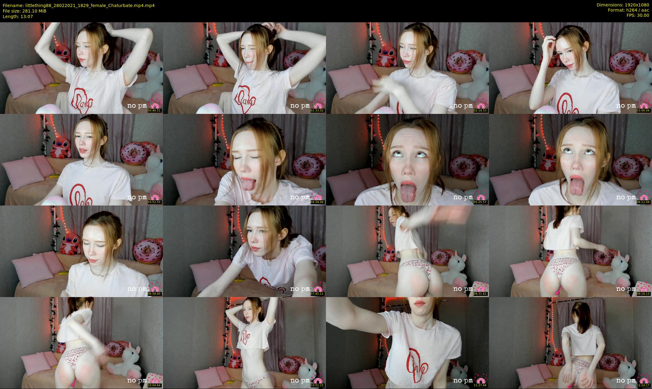 littlething88 — 14 minute Chaturbate female cam show recording, 1080p, Feb 28, 2021