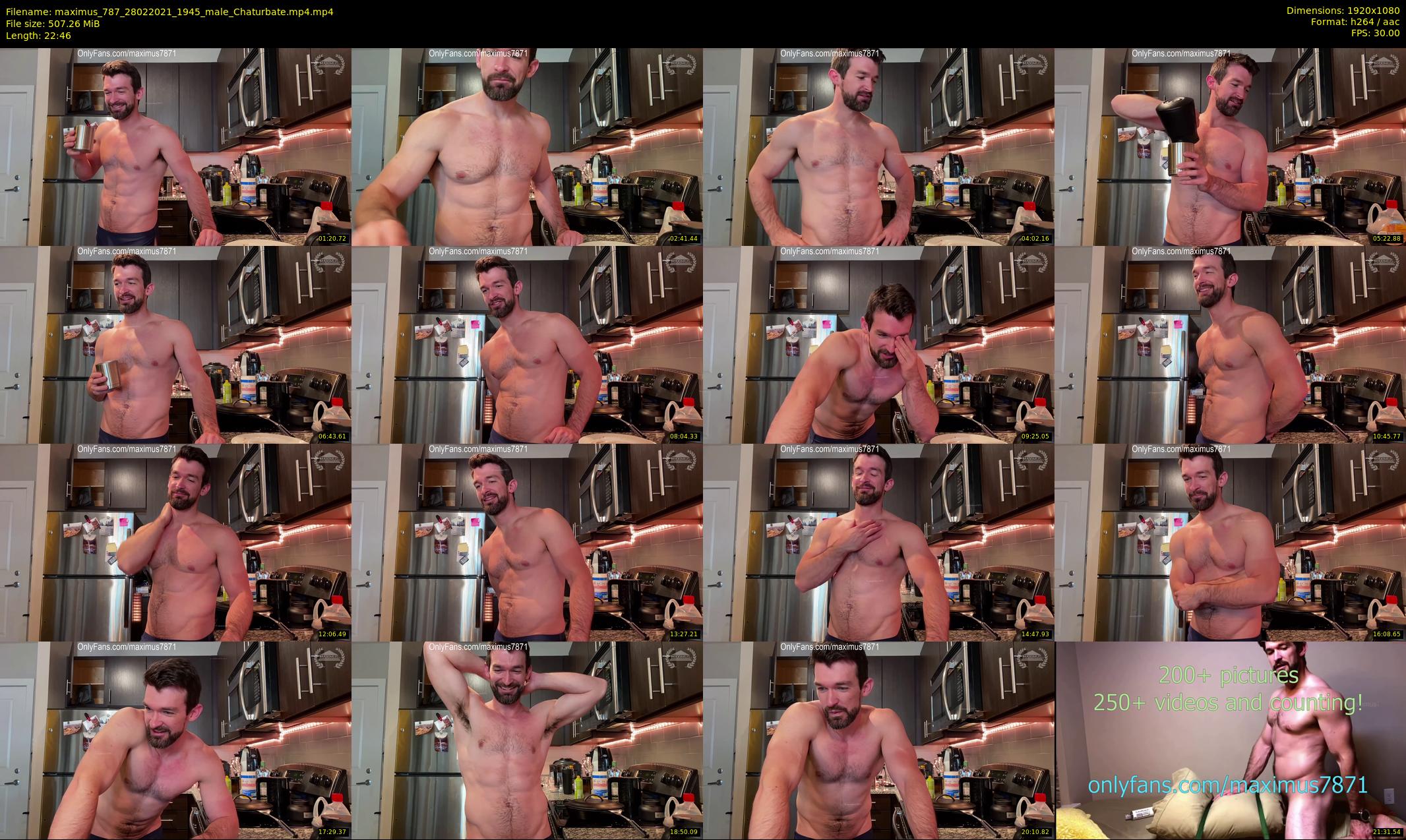 maximus_787 — 23 minute Chaturbate male cam show recording, 1080p, Feb 28, 2021