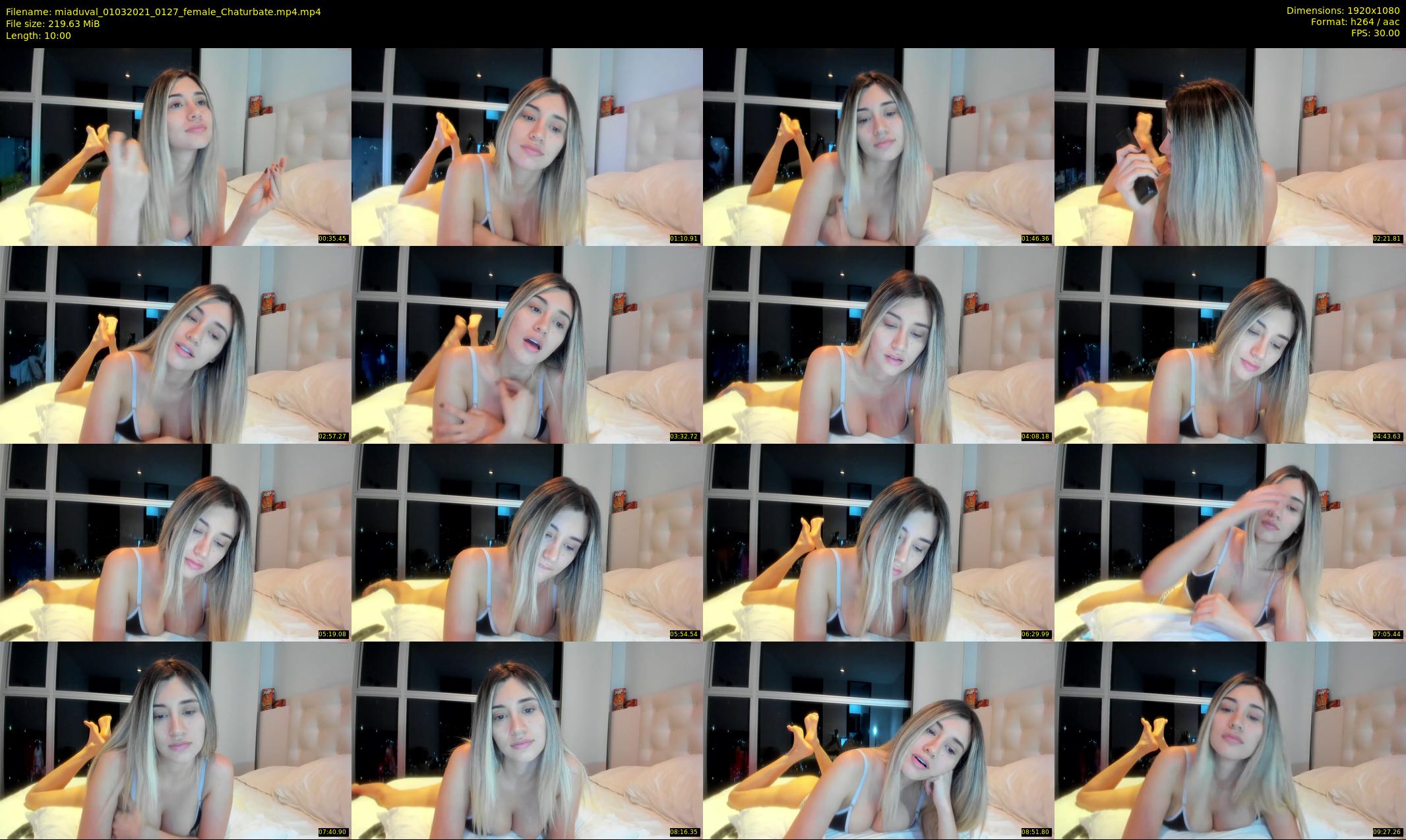 miaduval — 10 minute Chaturbate female cam show recording, 1080p, Mar 1, 2021