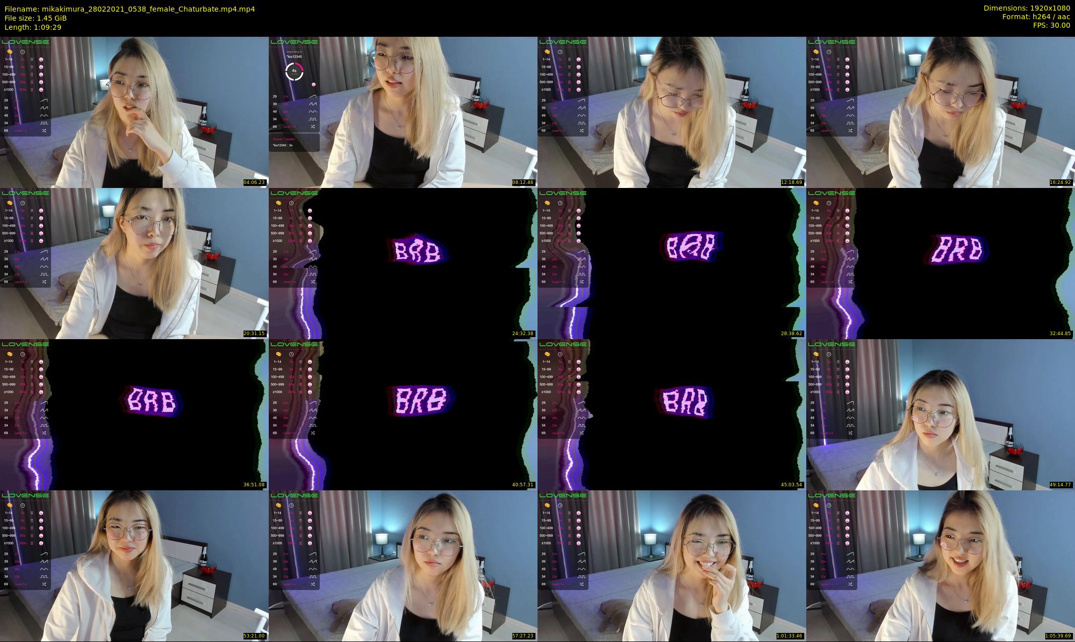 mikakimura — 70 minute Chaturbate female cam show recording, 1080p, Feb 28, 2021