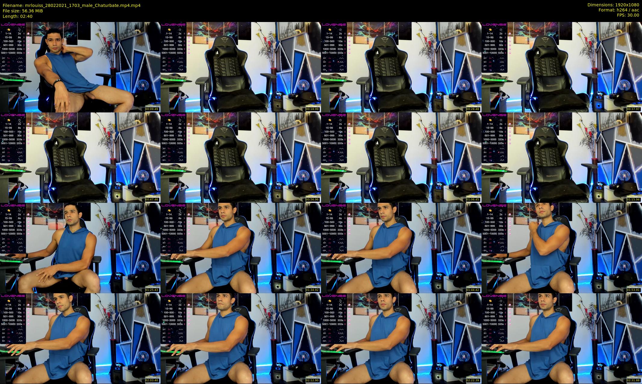 mrlouiss — 3 minute Chaturbate male cam show recording, 1080p, Feb 28, 2021