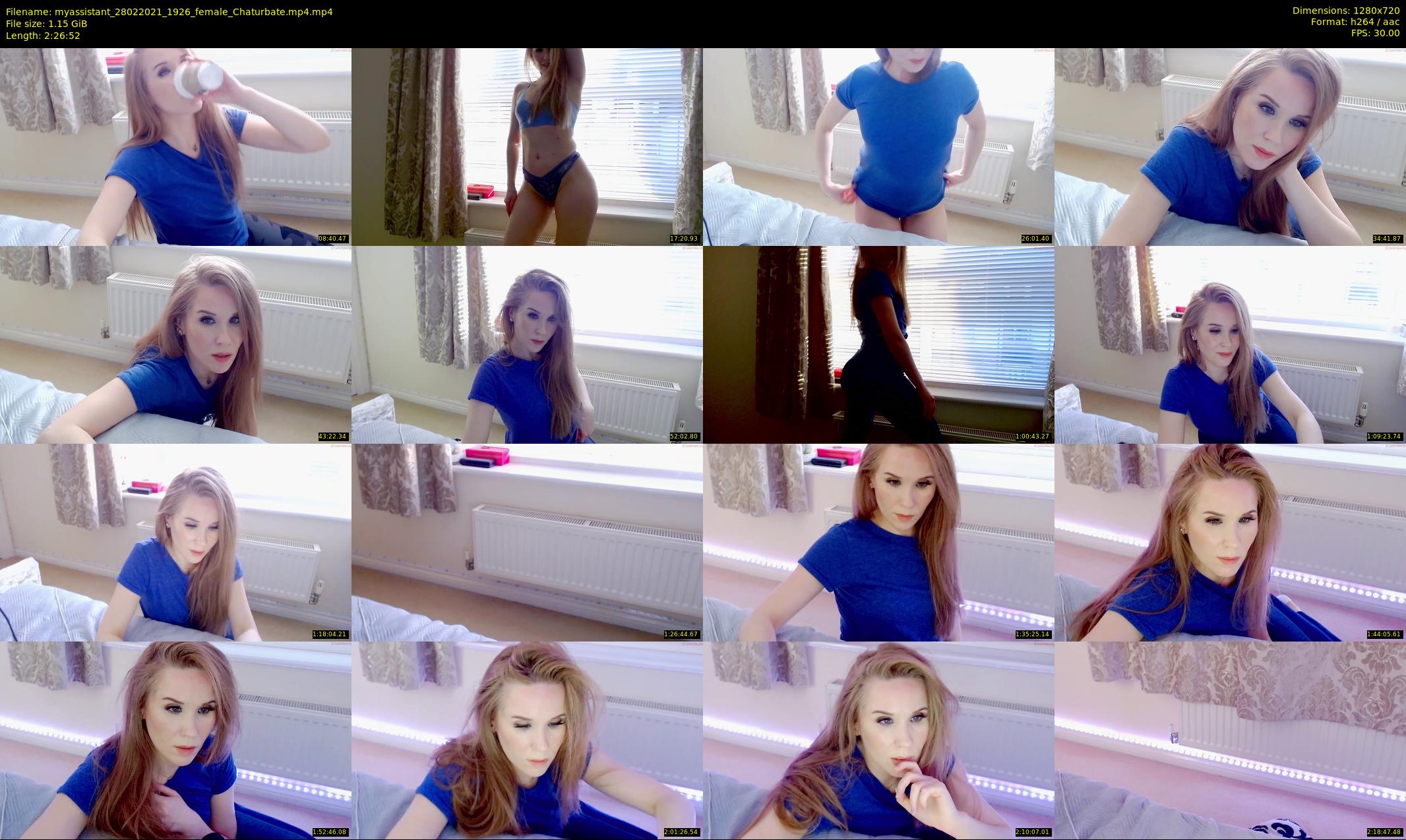 myassistant — 147 minute Chaturbate female cam show recording, 720p, Feb 28, 2021
