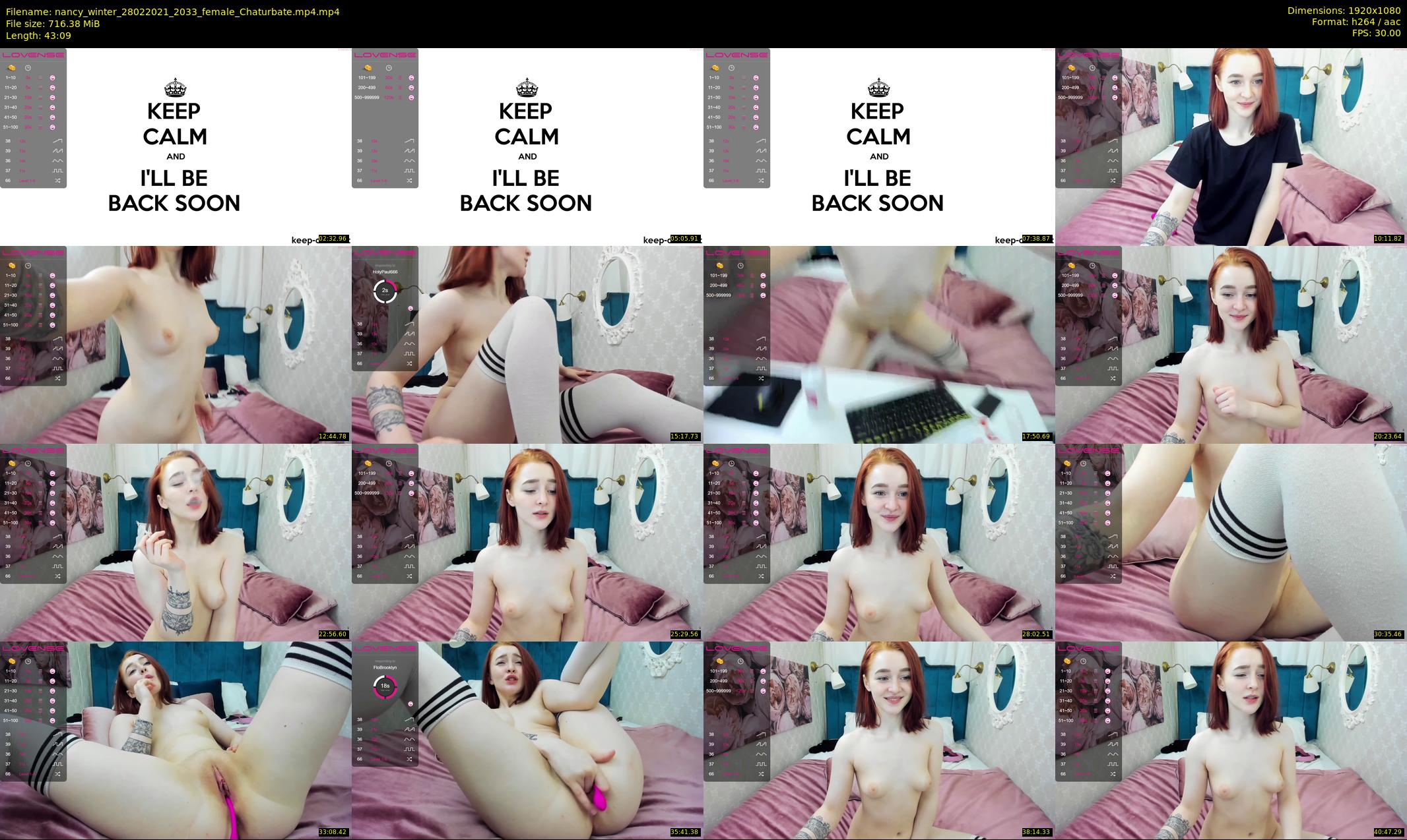 nancy_winter — 44 minute Chaturbate female cam show recording, 1080p, Feb 28, 2021
