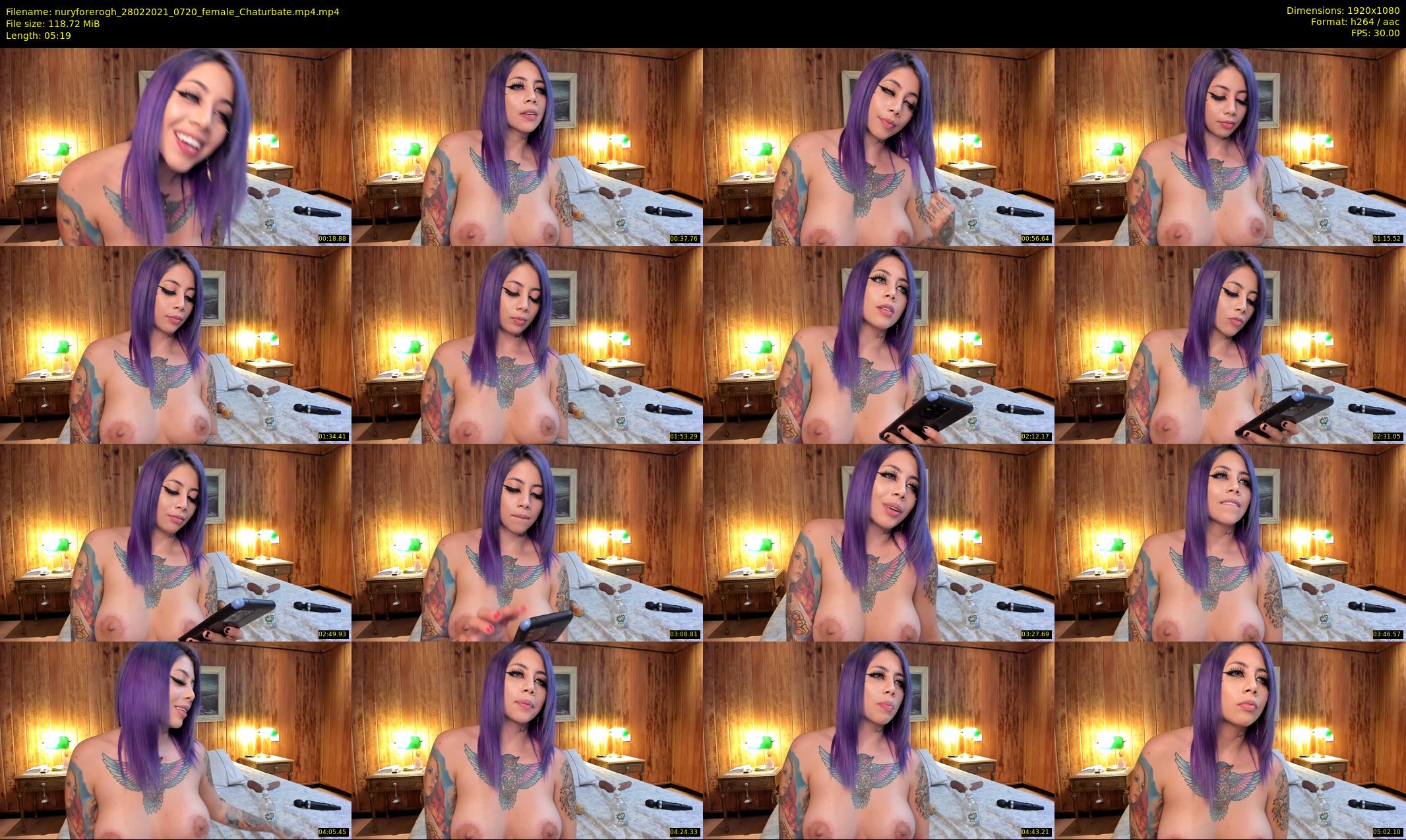 nuryforerogh — 6 minute Chaturbate female cam show recording, 1080p, Feb 28, 2021