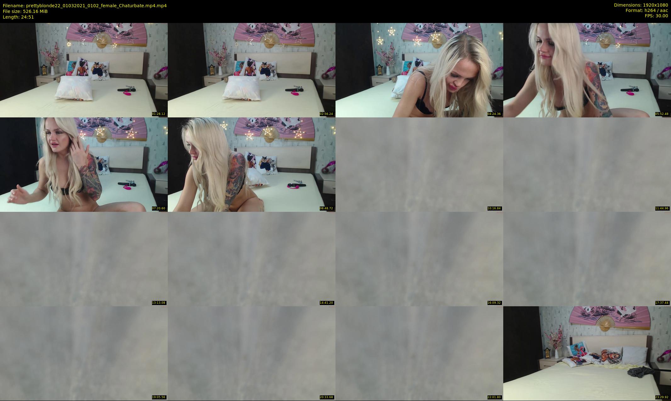 prettyblonde22 — 25 minute Chaturbate female cam show recording, 1080p, Mar 1, 2021