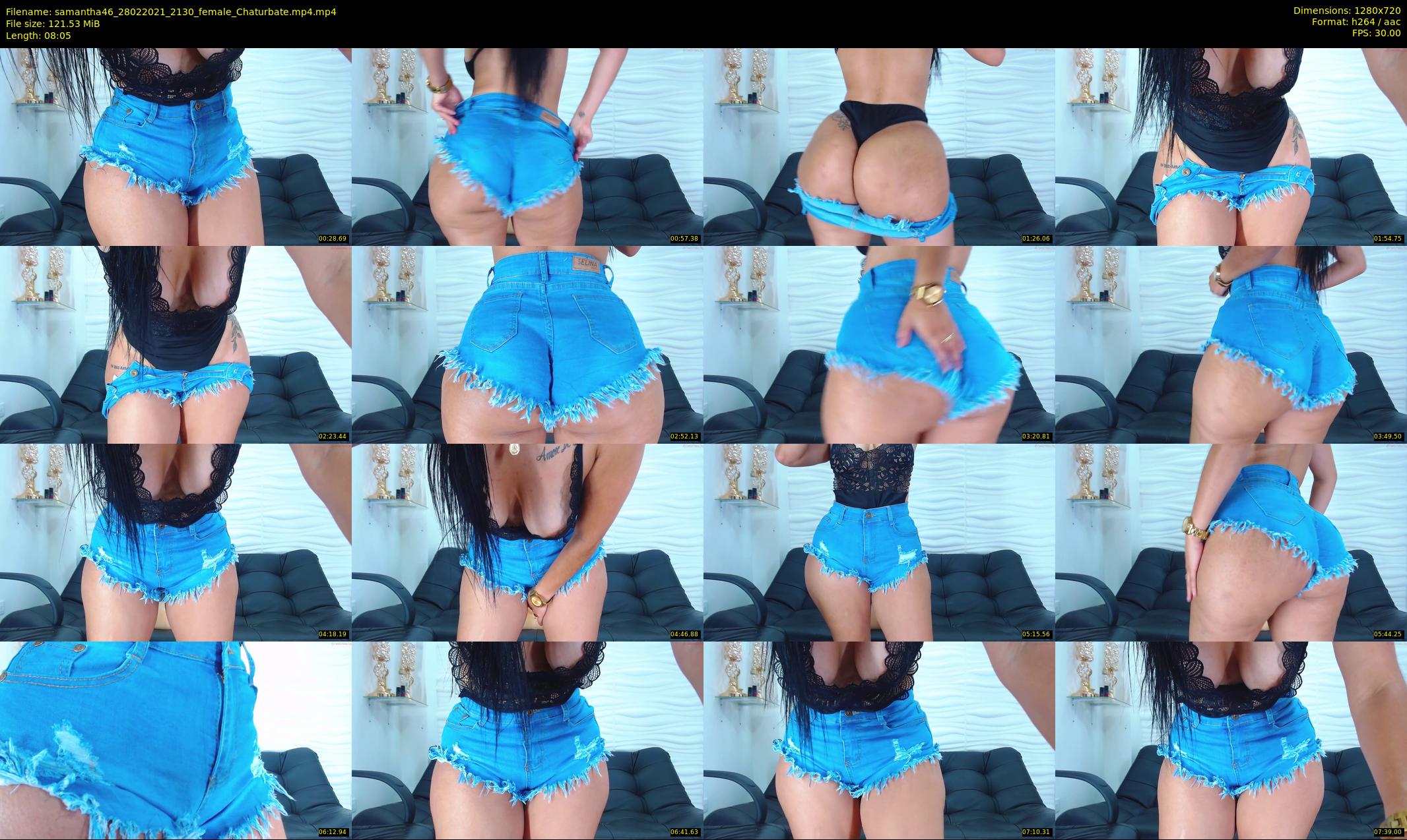 samantha46 — 9 minute Chaturbate female cam show recording, 720p, Feb 28, 2021