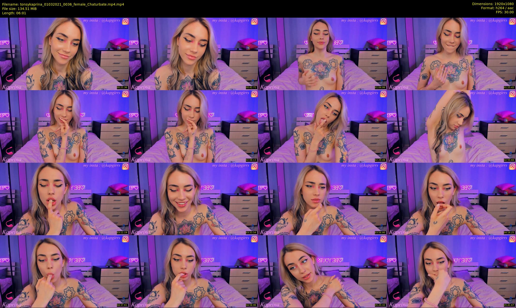 tonsykaprina — 7 minute Chaturbate couple cam show recording, 1080p, Mar 1, 2021