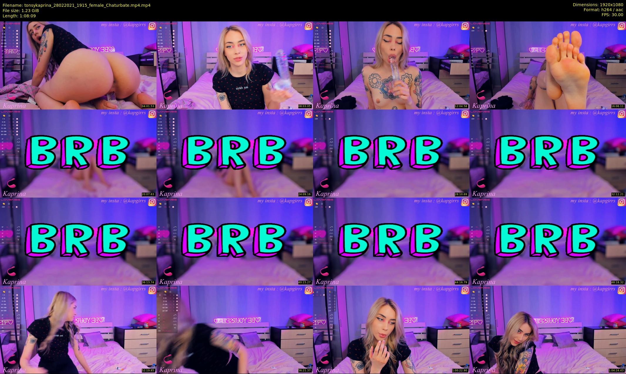 tonsykaprina — 69 minute Chaturbate couple cam show recording, 1080p, Feb 28, 2021