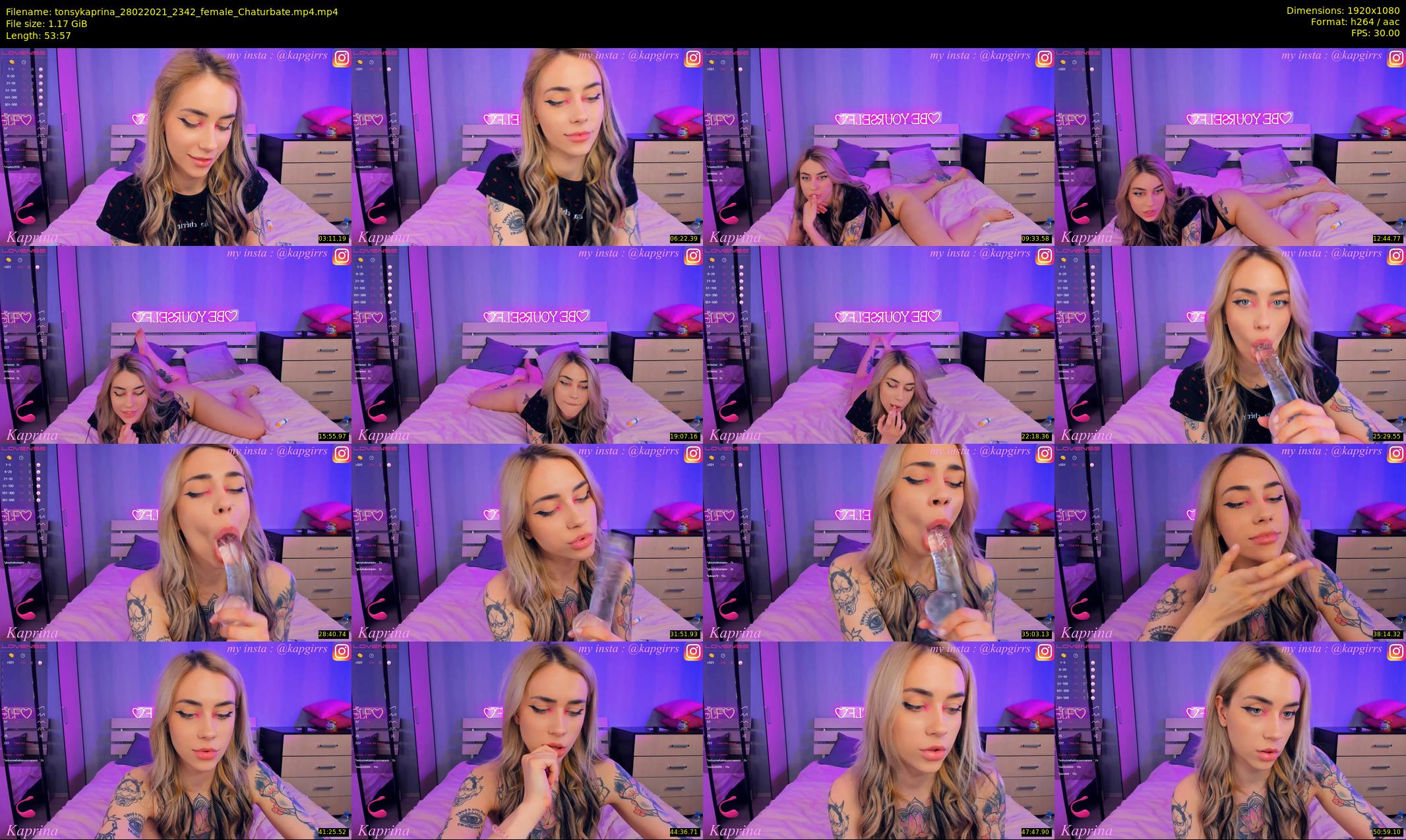 tonsykaprina — 54 minute Chaturbate couple cam show recording, 1080p, Feb 28, 2021