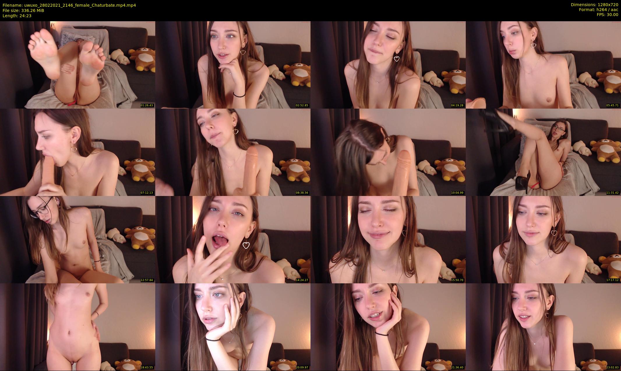 uwuxo — 25 minute Chaturbate female cam show recording, 720p, Feb 28, 2021