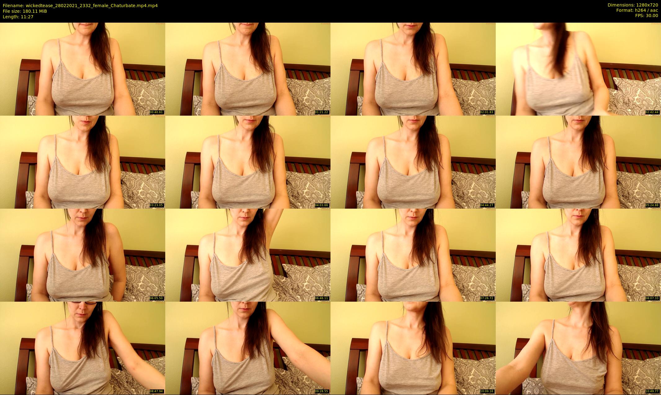 wickedtease — 12 minute Chaturbate female cam show recording, 720p, Feb 28, 2021