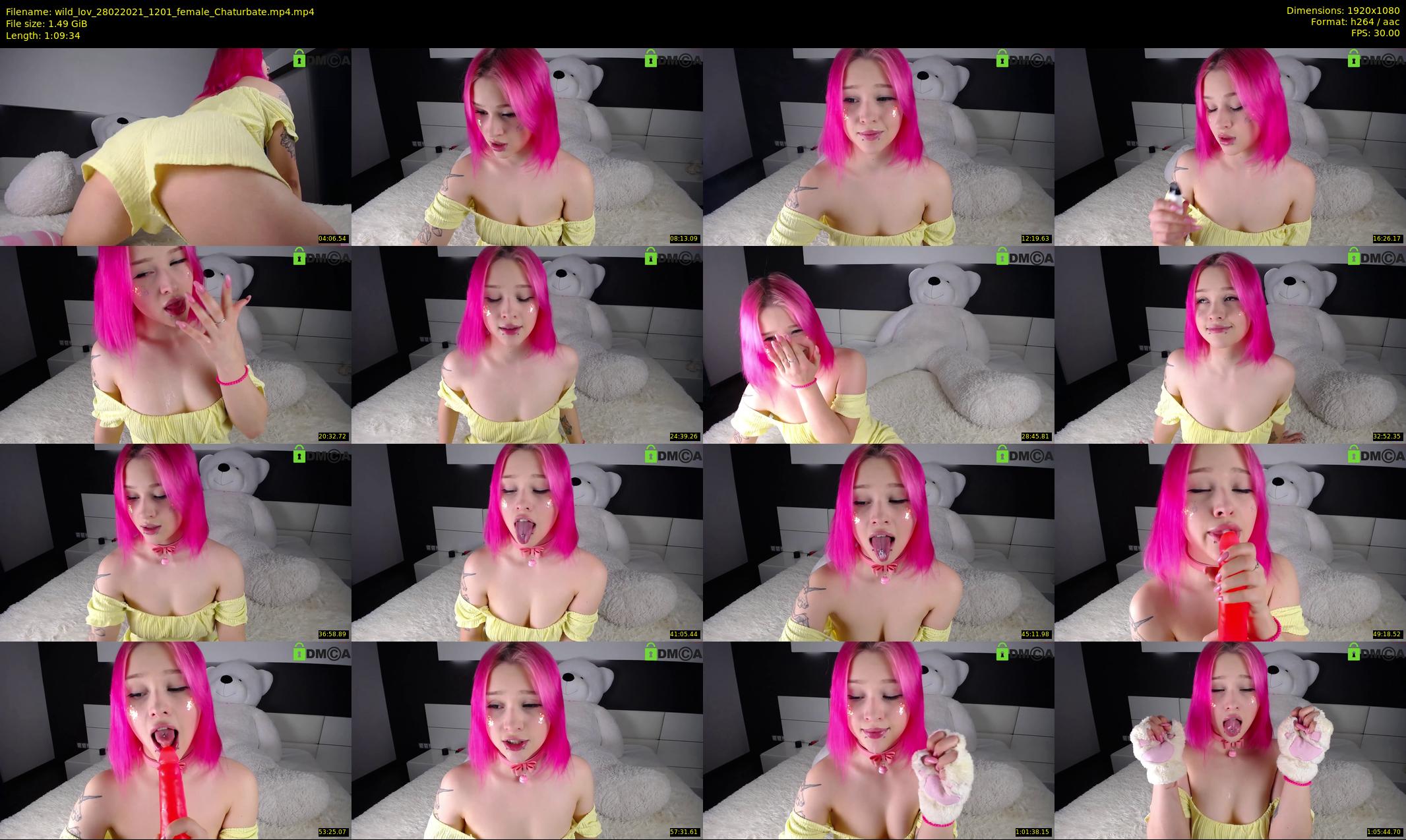 wild_lov — 70 minute Chaturbate female cam show recording, 1080p, Feb 28, 2021