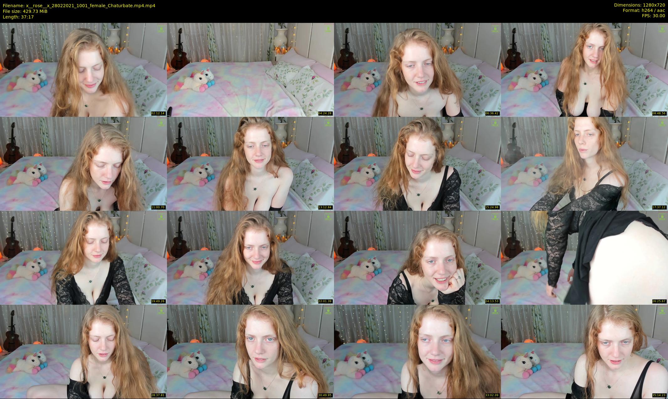 x__rose__x — 38 minute Chaturbate female cam show recording, 720p, Feb 28, 2021