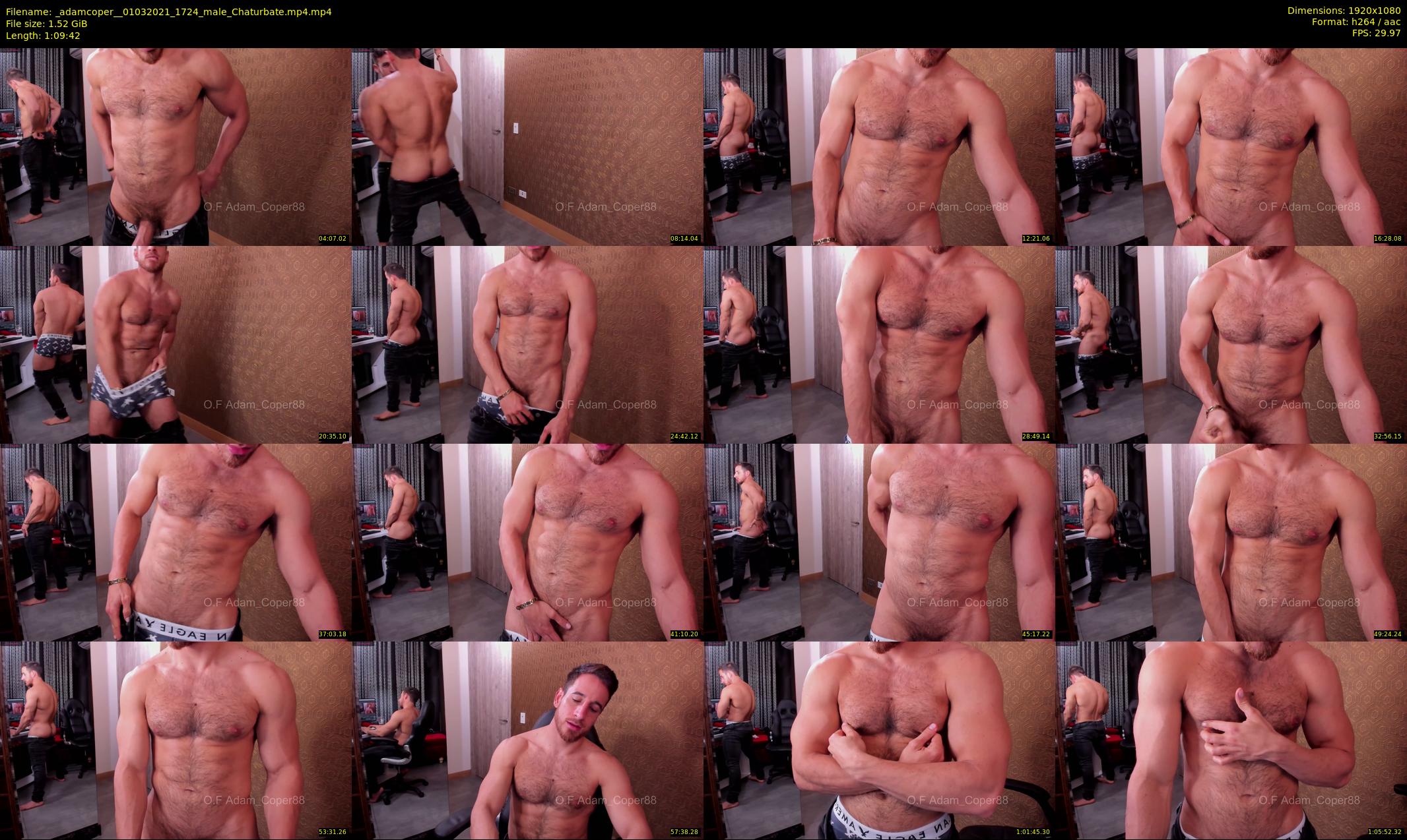 _adamcoper_ — 70 minute Chaturbate male cam show recording, 1080p, Mar 1, 2021