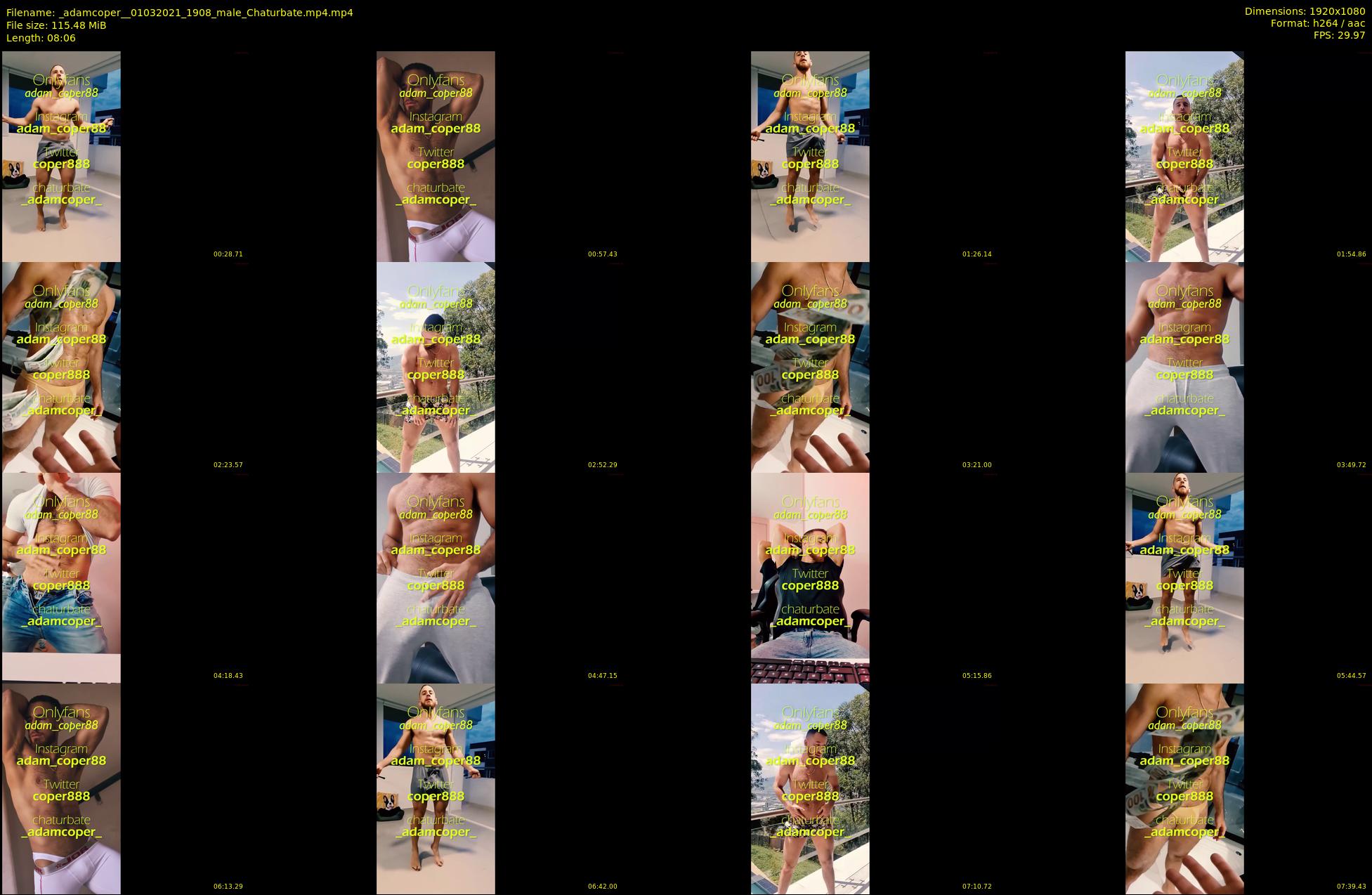 _adamcoper_ — 9 minute Chaturbate male cam show recording, 1080p, Mar 1, 2021